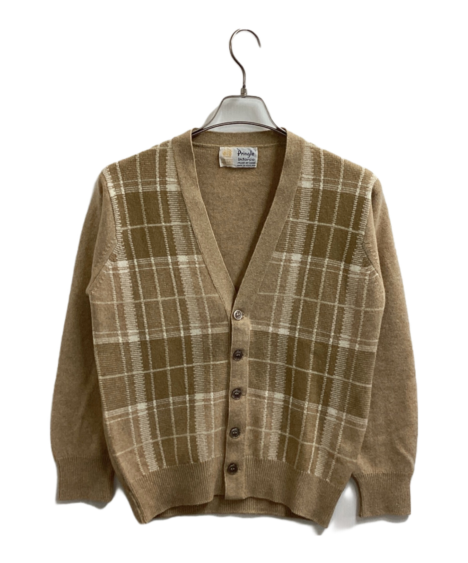 70S Pringle of SCOTLAND カシミヤ100% カーディガン 中古・古着通販】Pringle (プリングル) カシミヤカーディガン