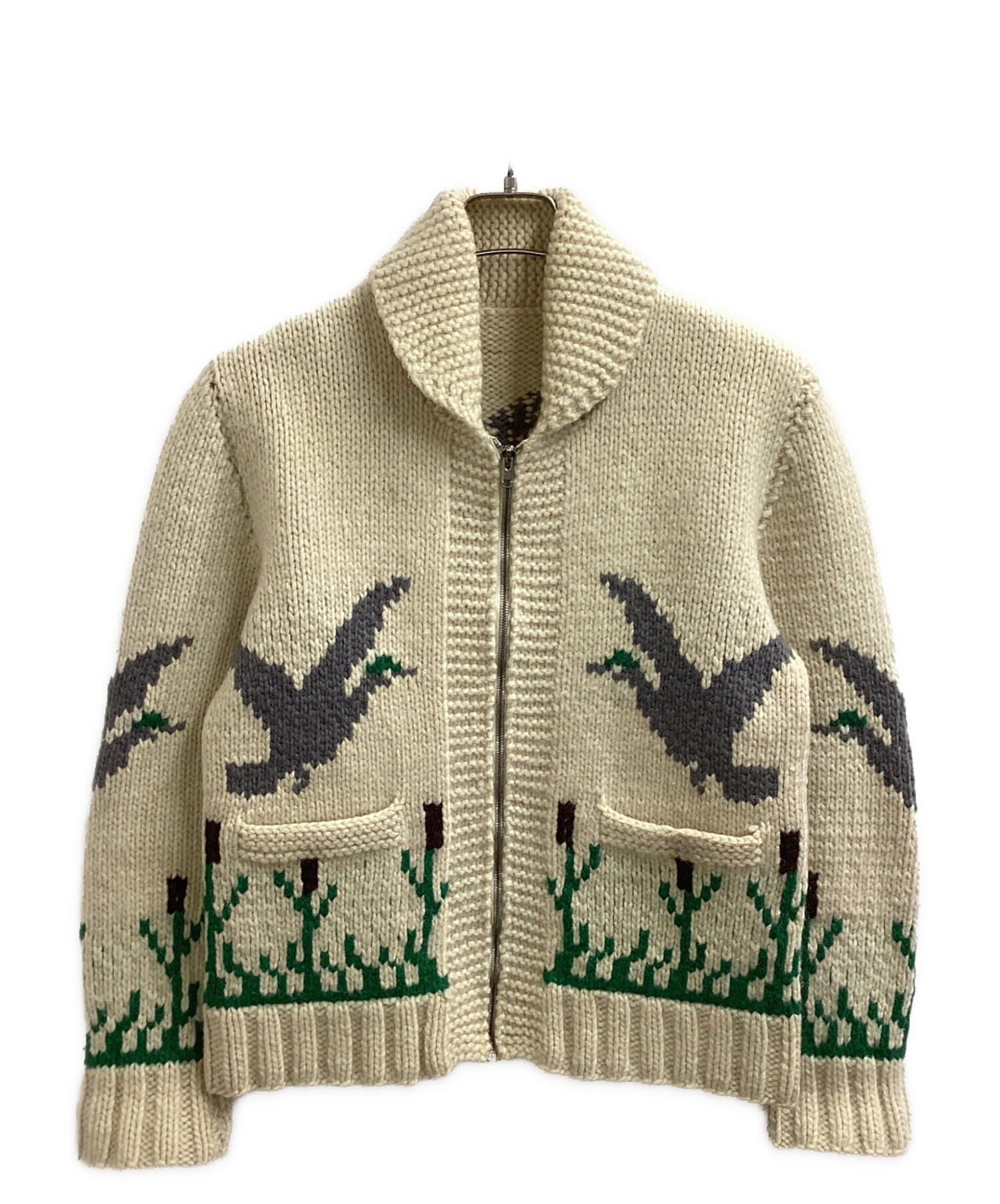 中古・古着通販】VINTAGE (ヴィンテージ) カウチンニットカーディガン