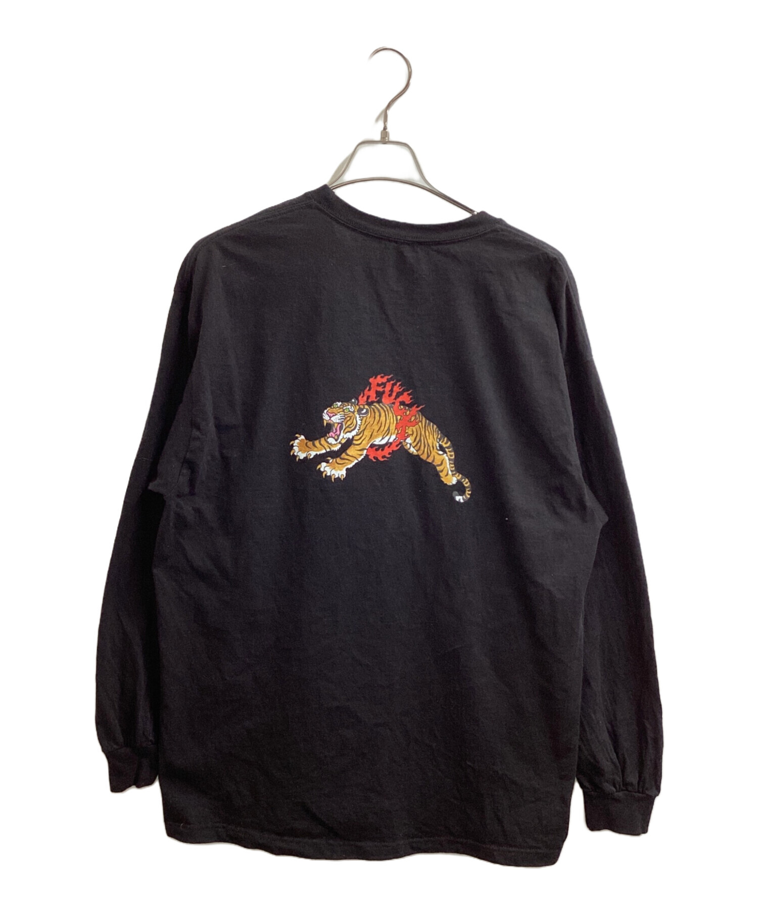 WACKO MARIA ブラック長袖カットソー 中古・古着通販】WACKO MARIA (ワコマリア) ロングスリーブカットソー