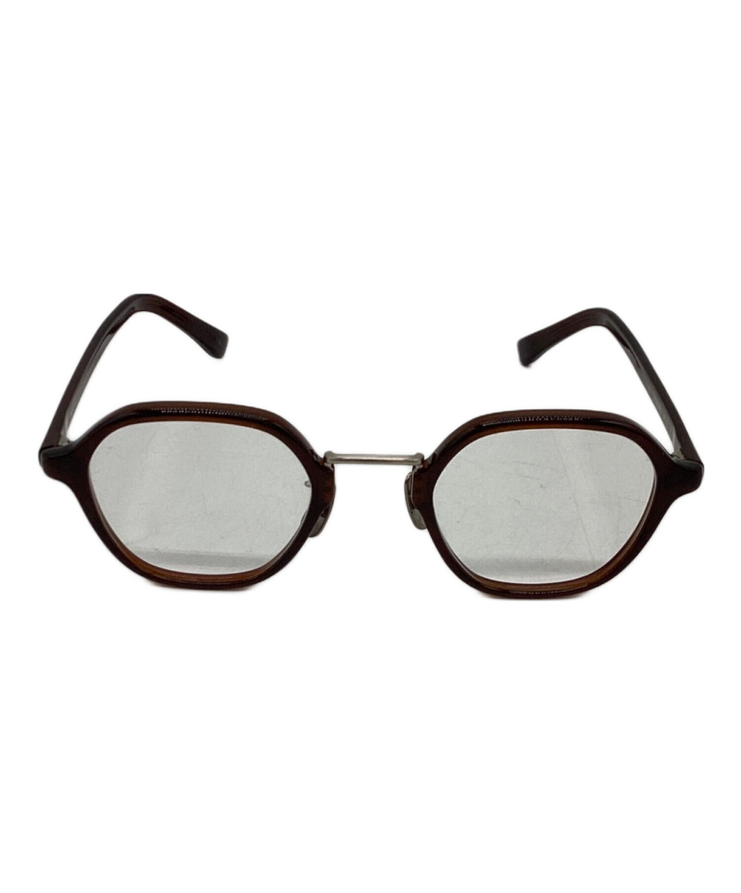 中古・古着通販】Ayame (アヤメ) 伊達眼鏡 / MATTERHORN ブラウン