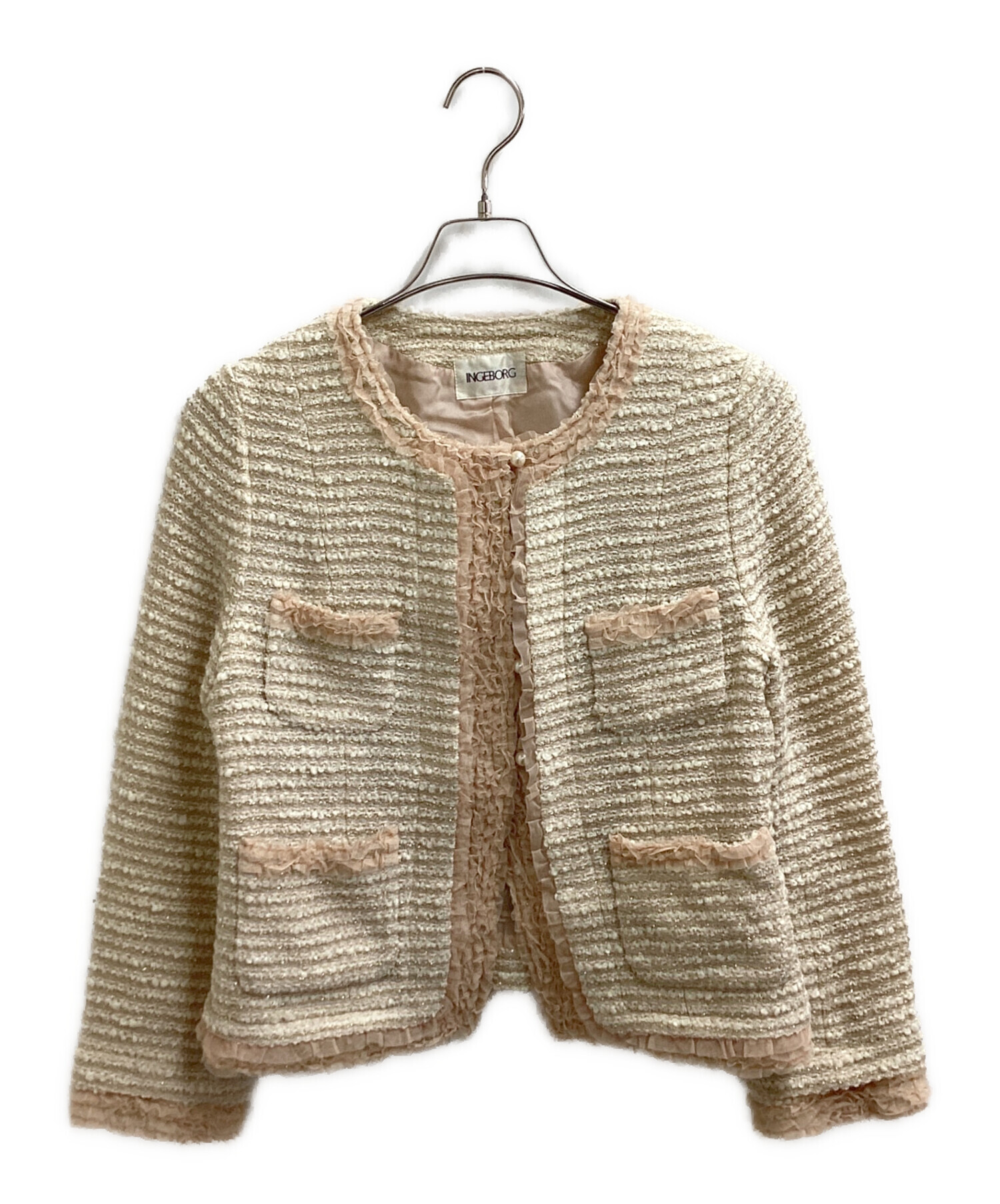 中古・古着通販】INGEBORG (インゲボルグ) ツイードセットアップ
