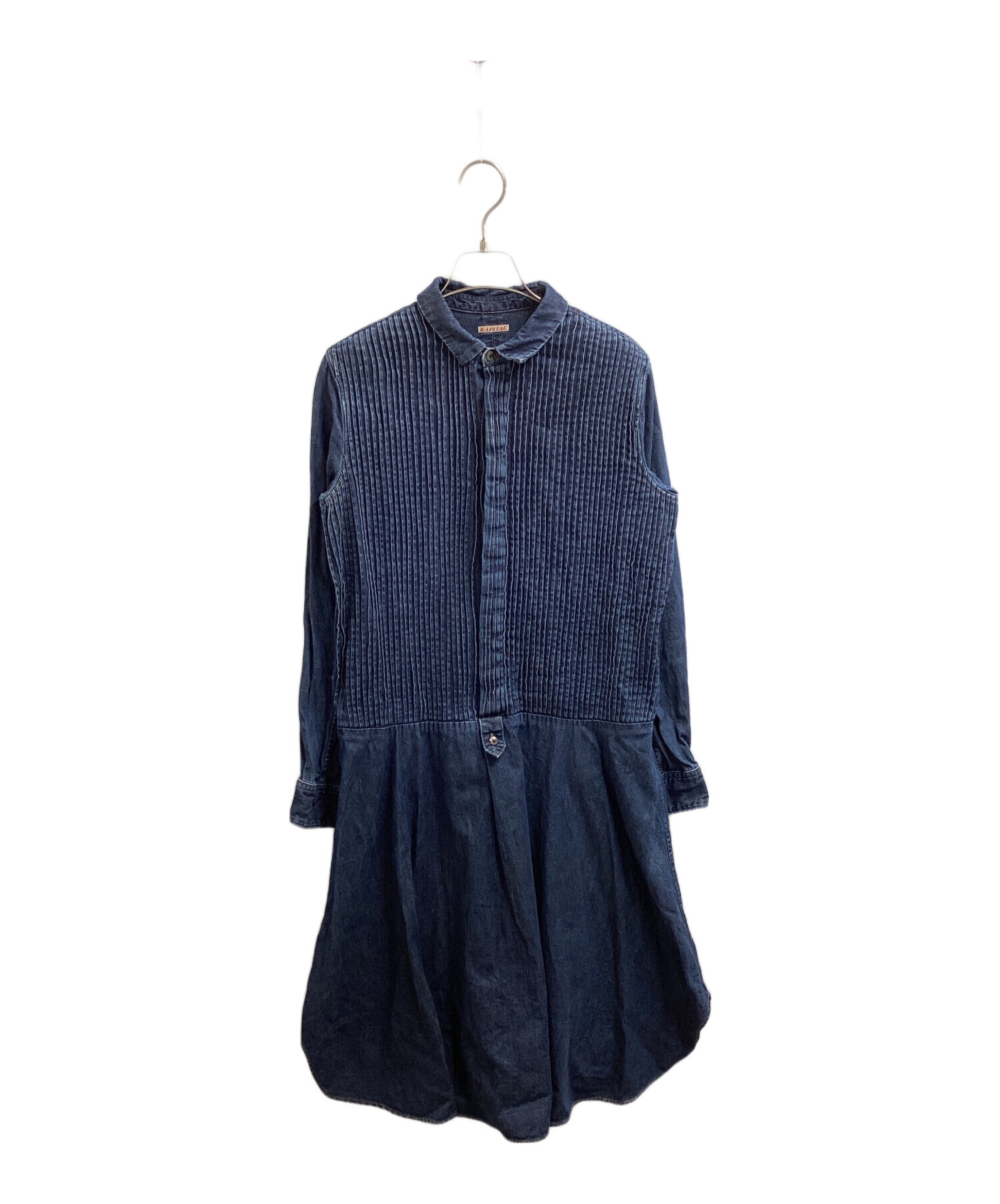 中古・古着通販】KAPITAL (キャピタル) シャツデニムピンタックシャツ