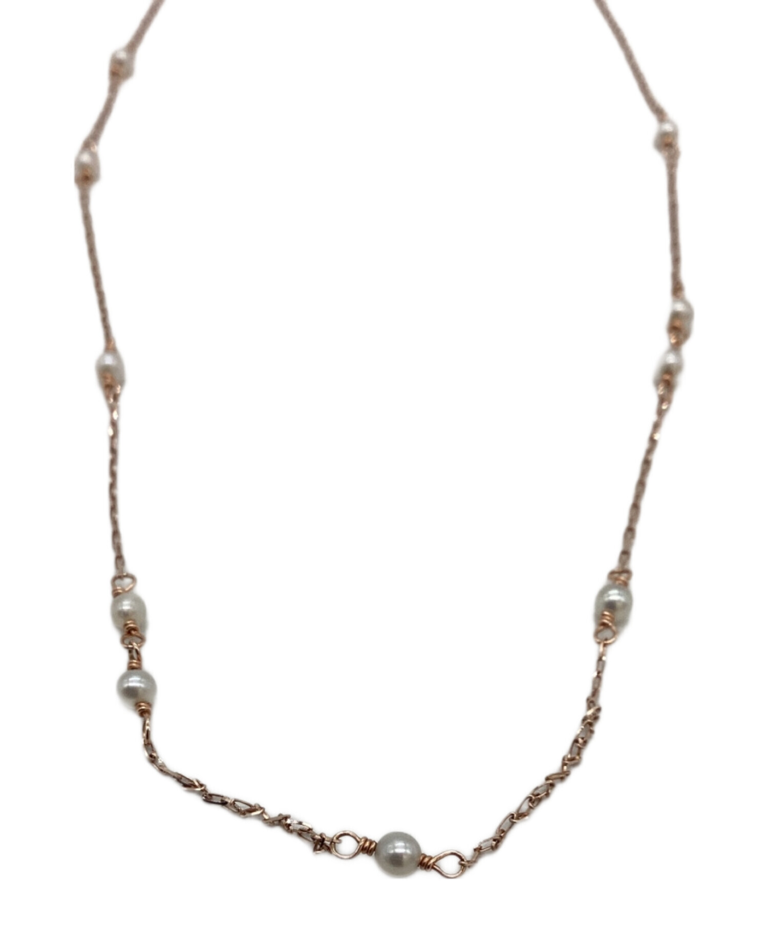 中古・古着通販】ete (エテ) K10MPG パール ステーション ネックレス