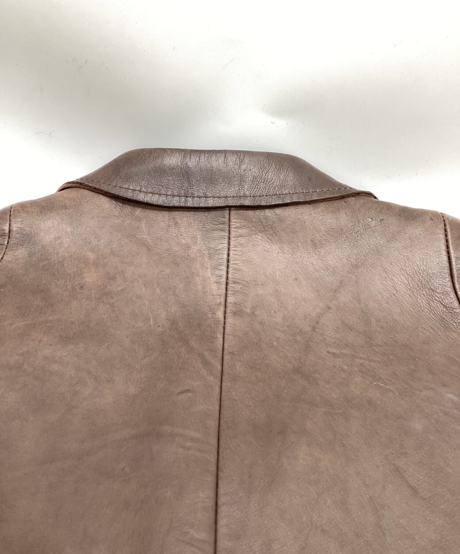 中古・古着通販】MIHARA YASUHIRO (ミハラヤスヒロ) レザーテーラード 
