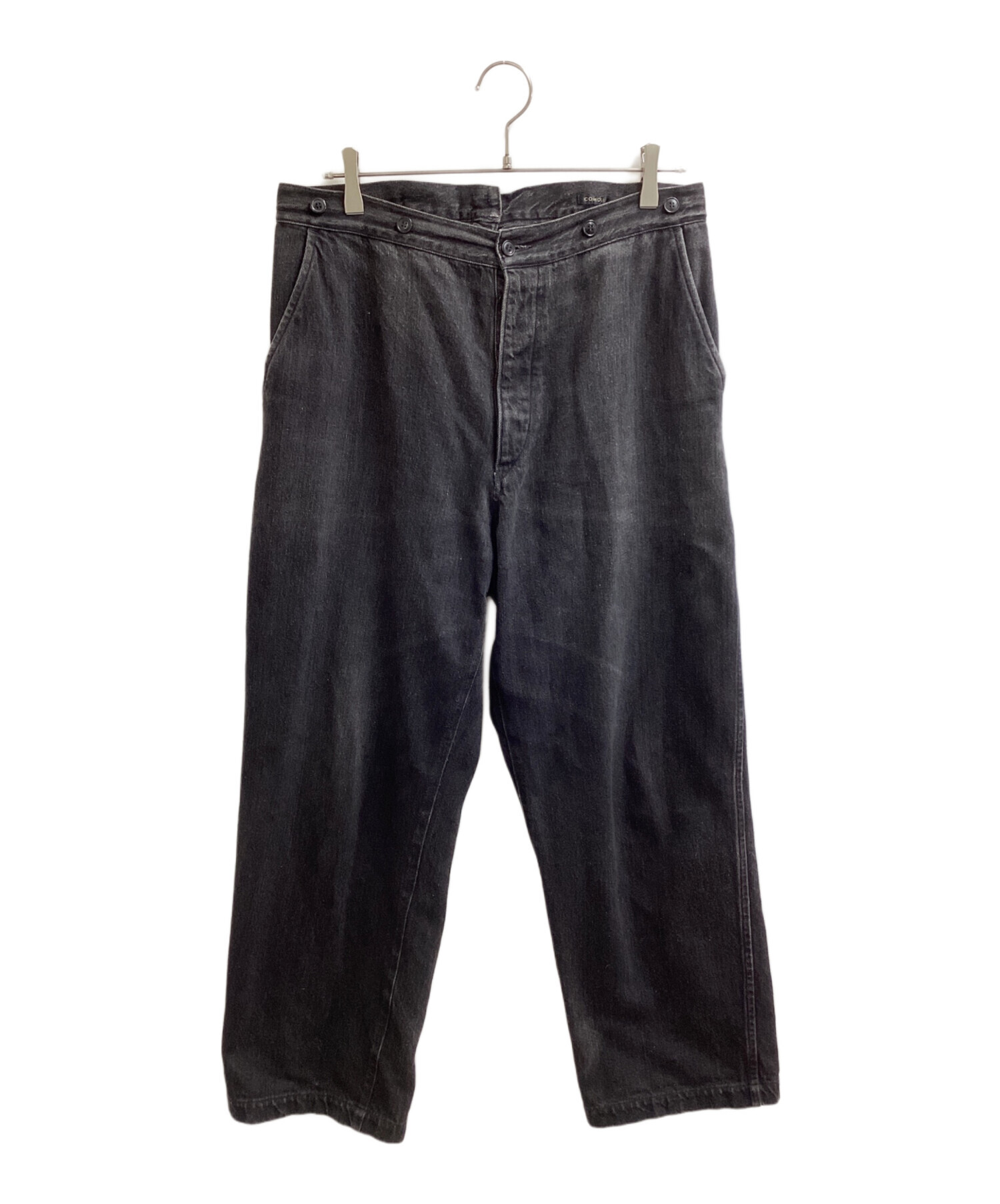 comoli SS パンツ　新品未使用　サイズ2 中古・古着通販】COMOLI (コモリ) DENIM OVER PANTS / V01-03002