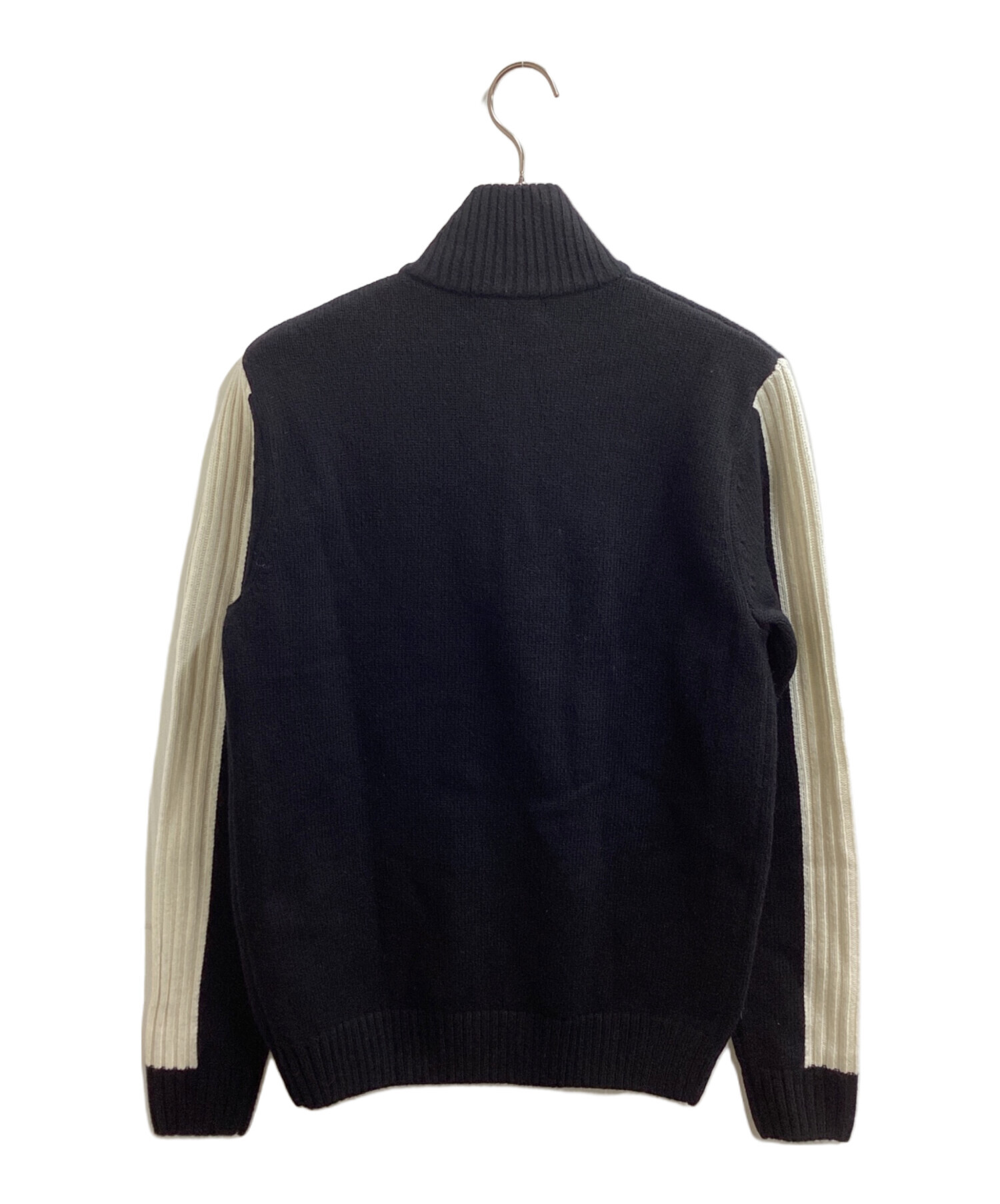 中古・古着通販】FRED PERRY (フレッドペリー) RIBBED SLEEVE HALF ZIP
