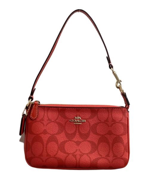 中古・古着通販】COACH (コーチ) ミニショルダーバッグ C3308 レッド