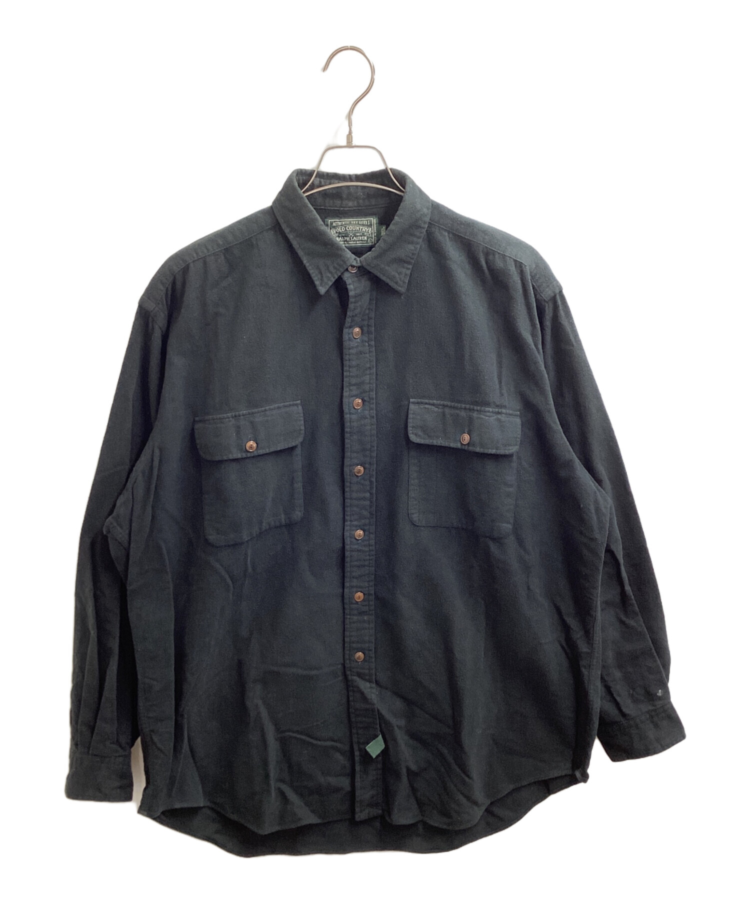 中古・古着通販】POLO COUNTRY (ポロカントリー) シャモアクロスシャツ 