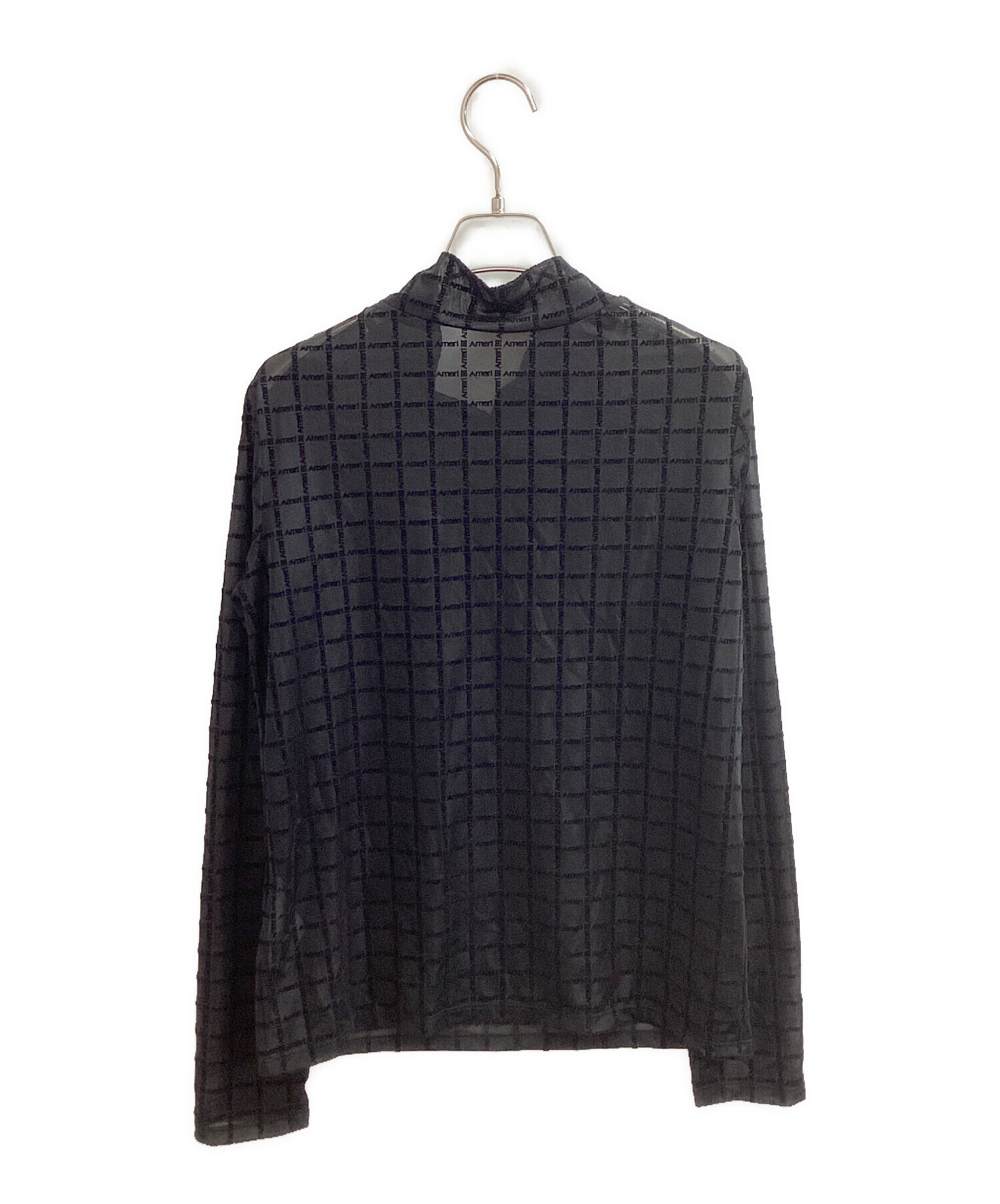 中古・古着通販】AMERI (アメリ) NEW LOGO MONOGRAM PLAID SKIN TOP 
