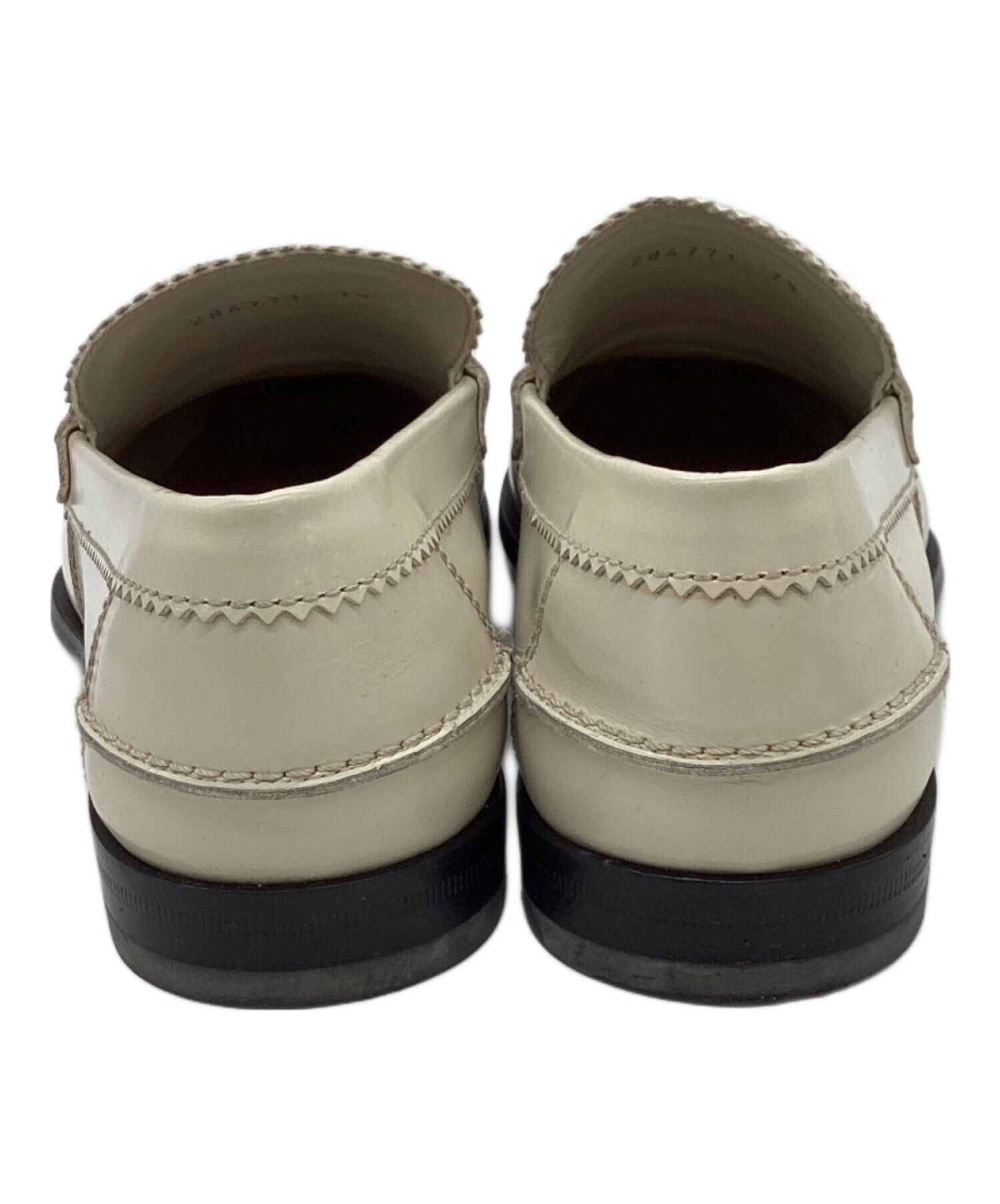 中古・古着通販】GUCCI (グッチ) ビットローファー 286771 ホワイト