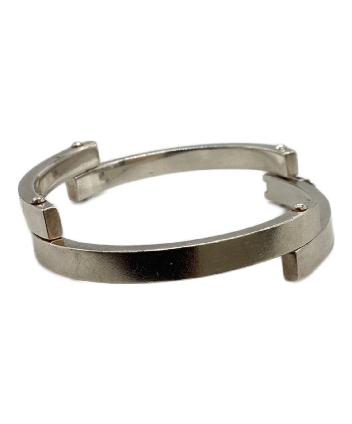 中古・古着通販】GUCCI (グッチ) カーブプレートリンクブレスレット