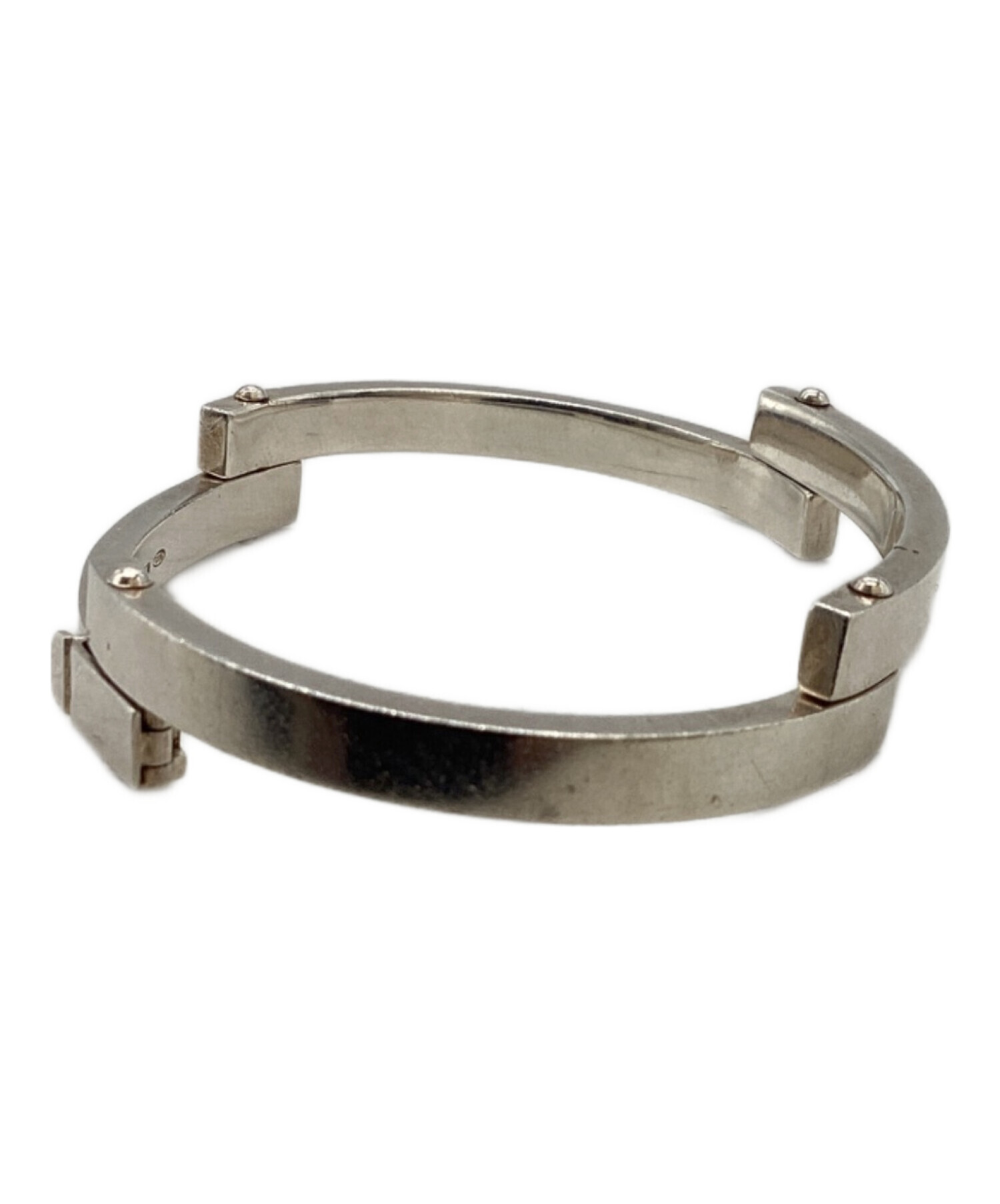 中古・古着通販】GUCCI (グッチ) カーブプレートリンクブレスレット