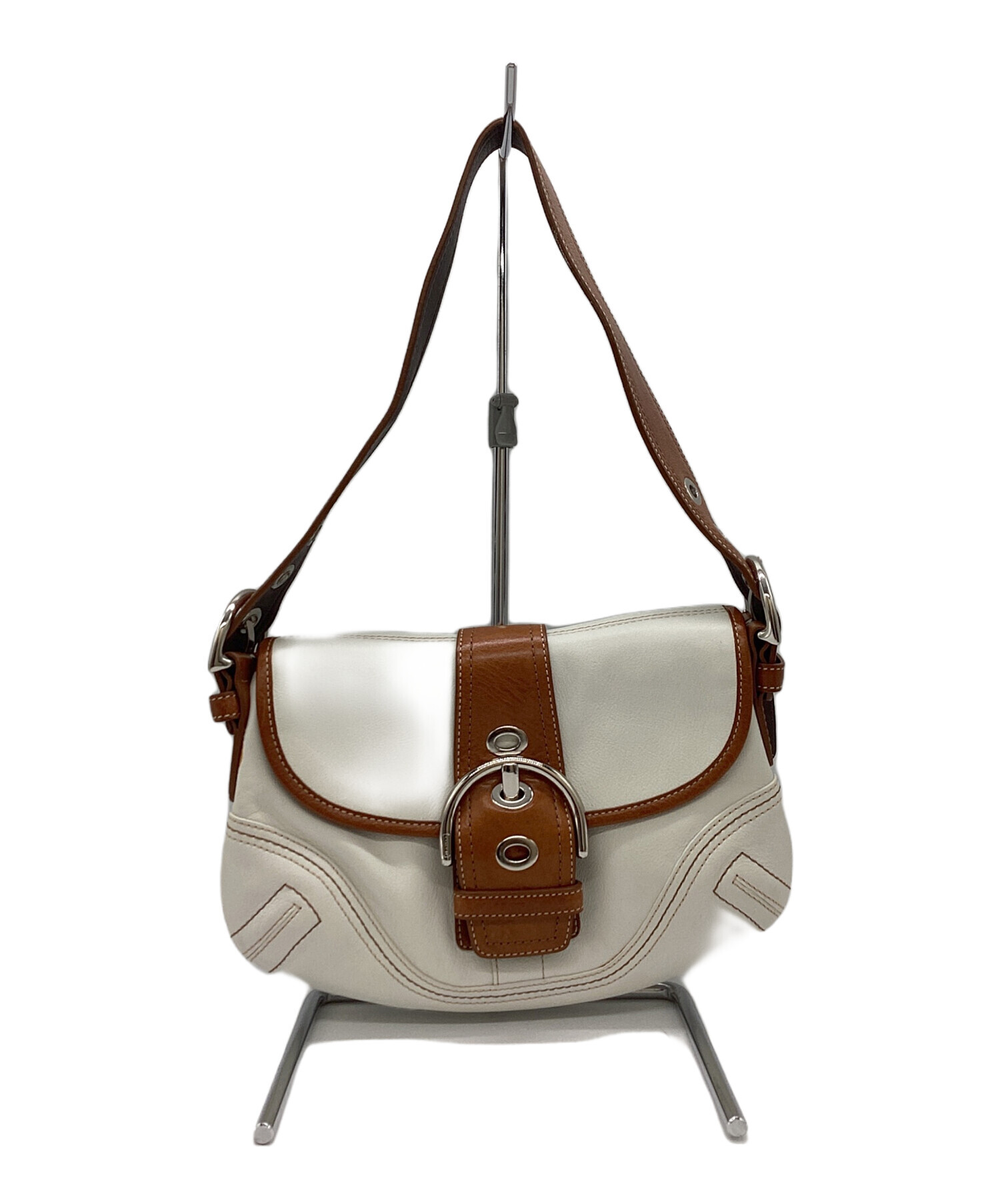 中古・古着通販】COACH (コーチ) ソーホースモールフラップショルダー