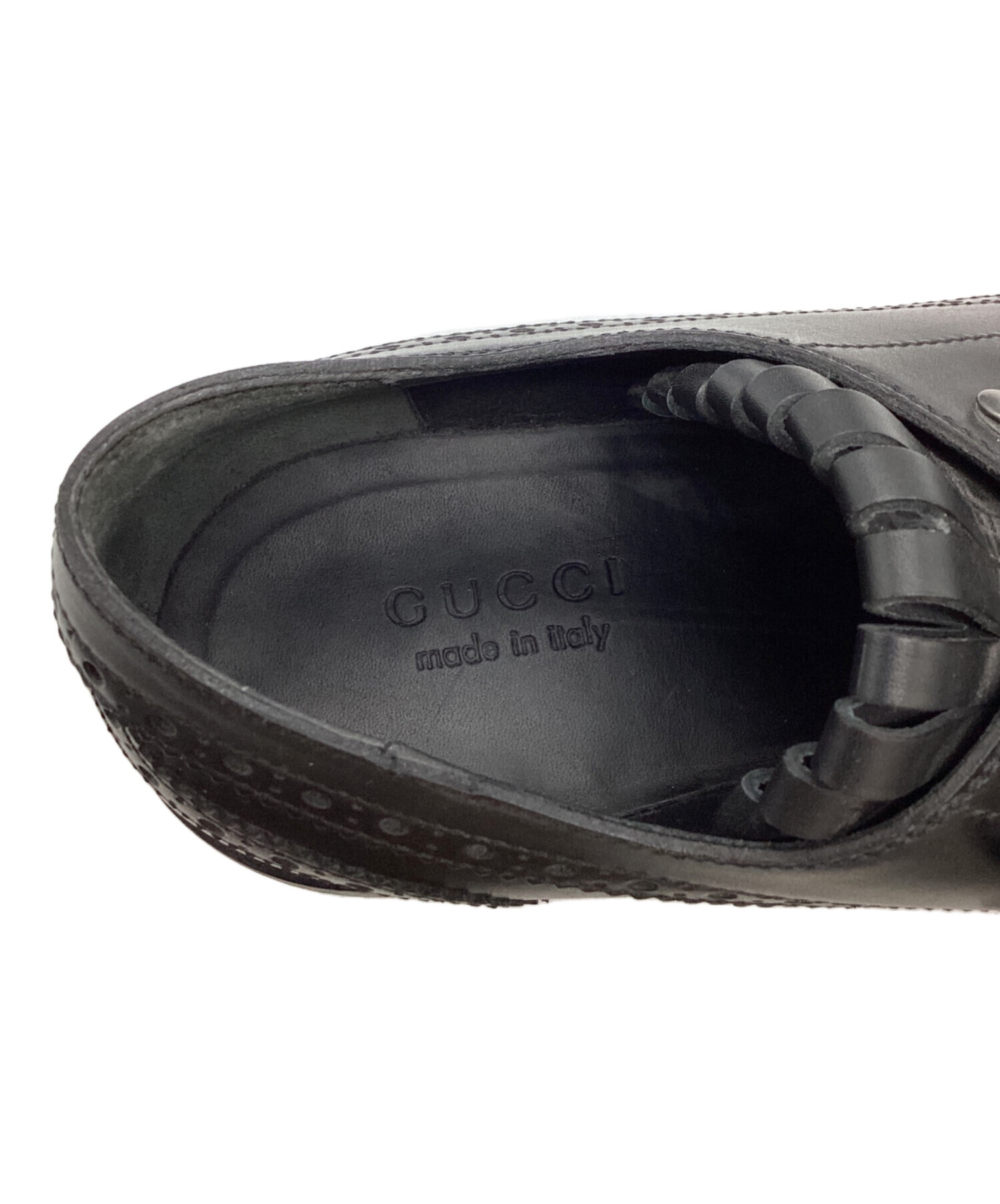 中古・古着通販】GUCCI (グッチ) フリンジタッセルシューズ 358271