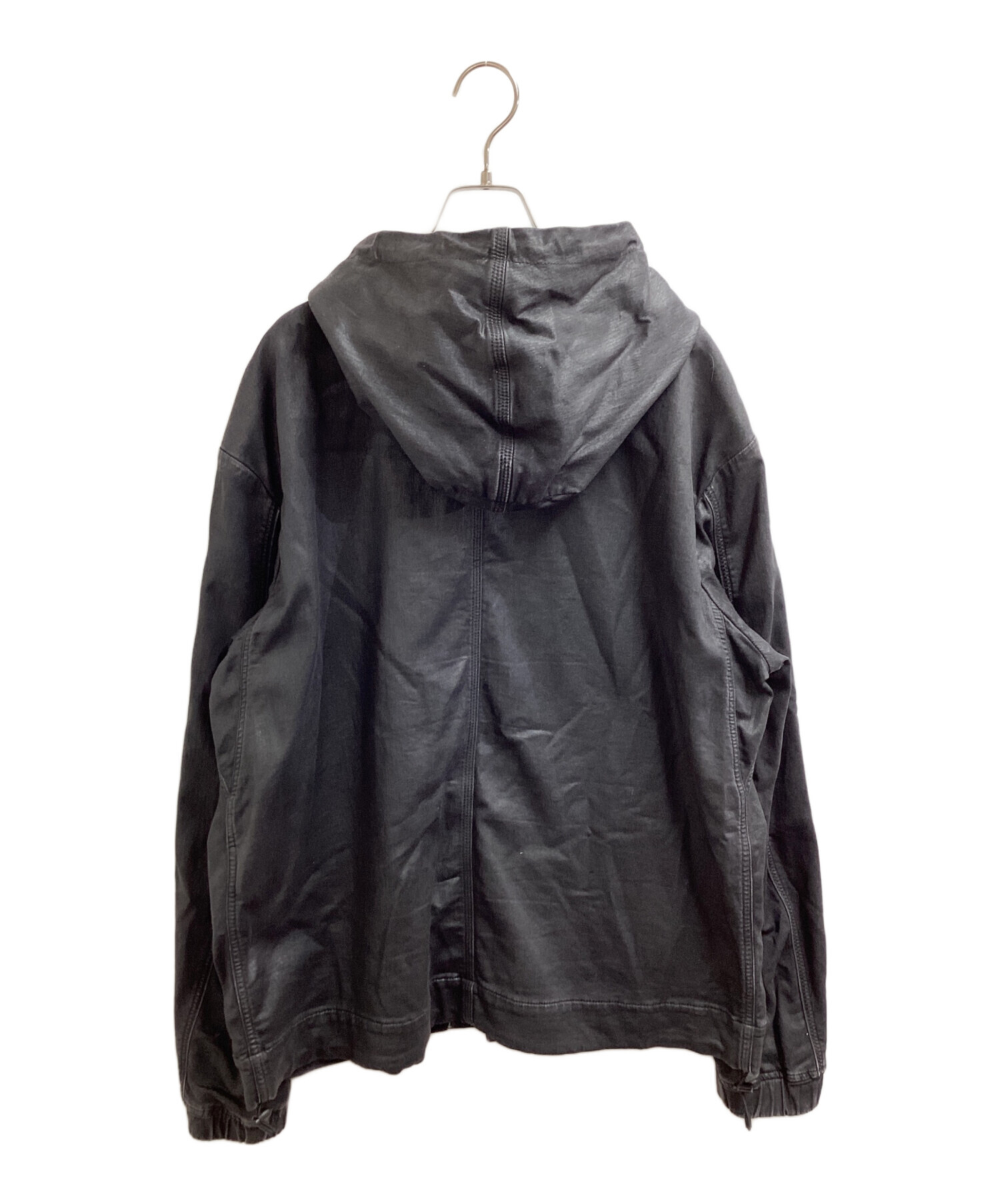 希少 ディーゼル J-DAN デニムジップパーカー コーティング ブラック L 中古・古着通販】DIESEL (ディーゼル) J-DAN-NE / コーティング
