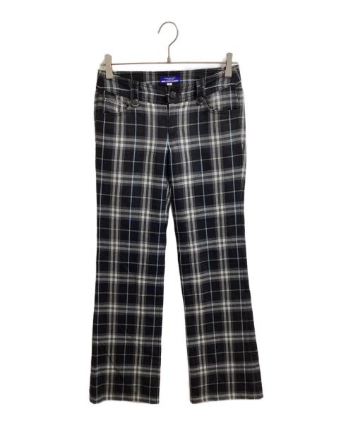 極美品✨ バーバリーロンドン セットアップ ホースロゴ ノバチェック パンツ 黒 中古・古着通販】BURBERRY LONDON (バーバリーロンドン) チェック