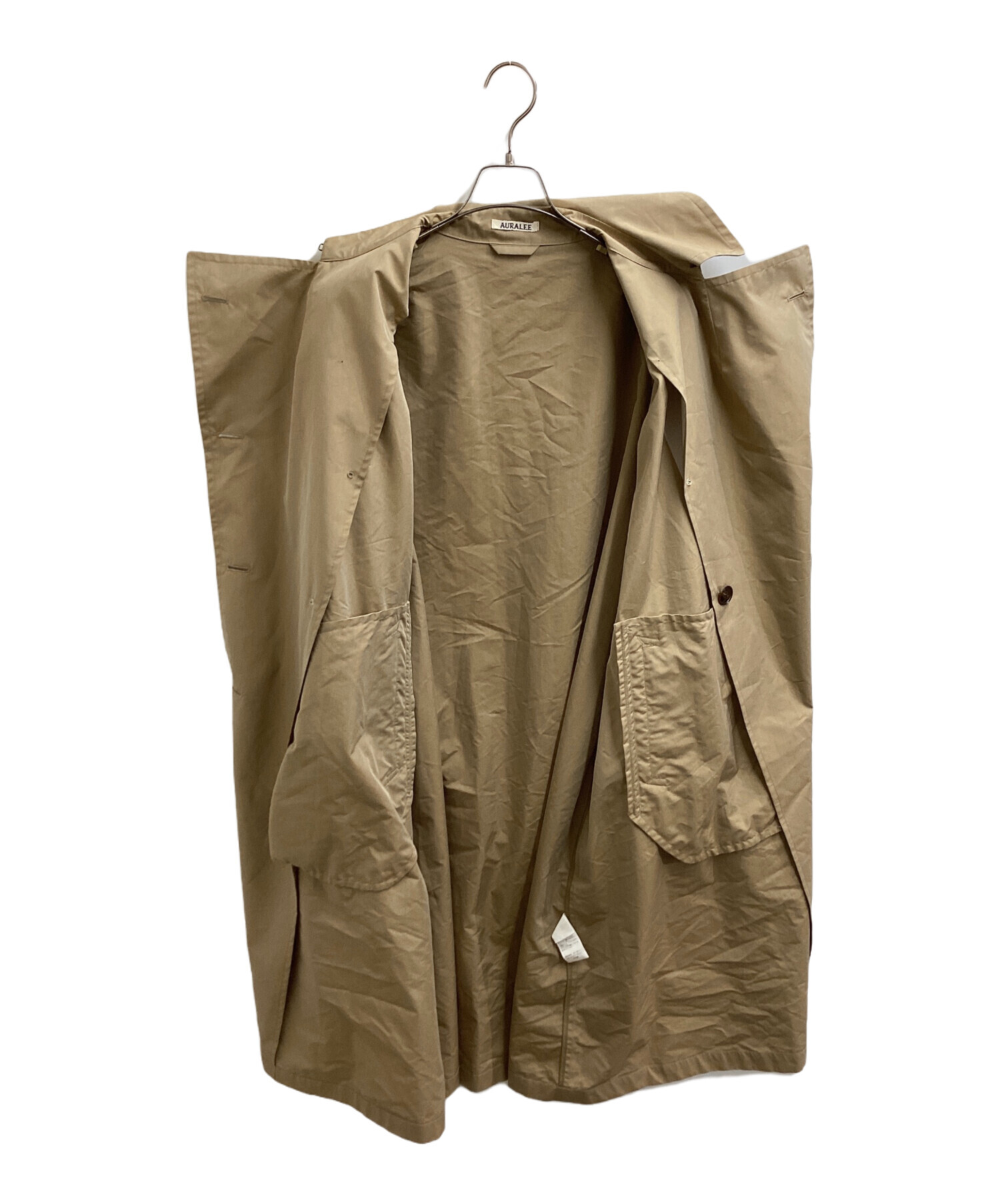 中古・古着通販】AURALEE (オーラリー) FINX POLYESTER BIG TRENCH