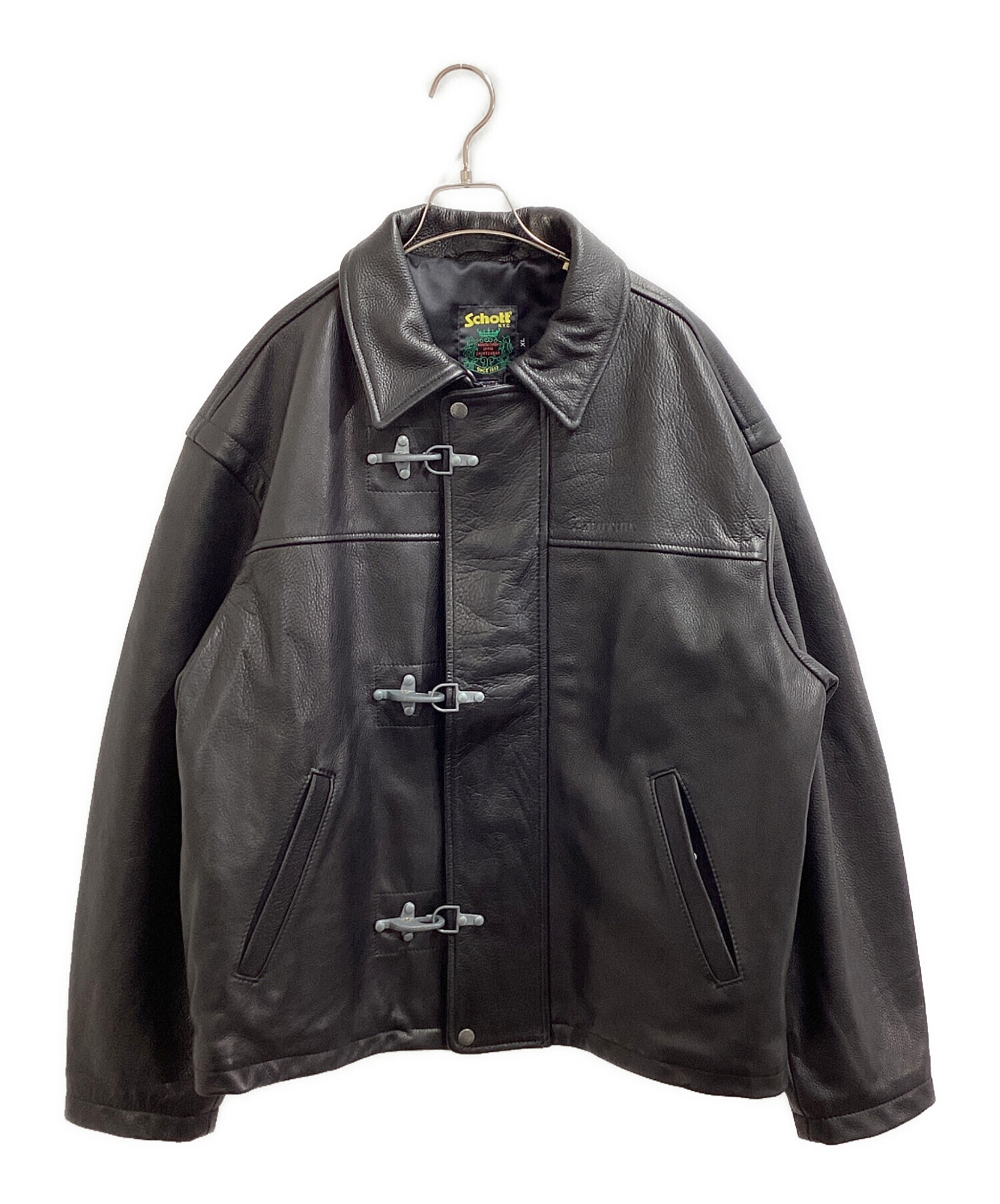 Supreme ファイヤーマン ジャケット サイズL 中古・古着通販】SUPREME (シュプリーム) Schott (ショット) Leather