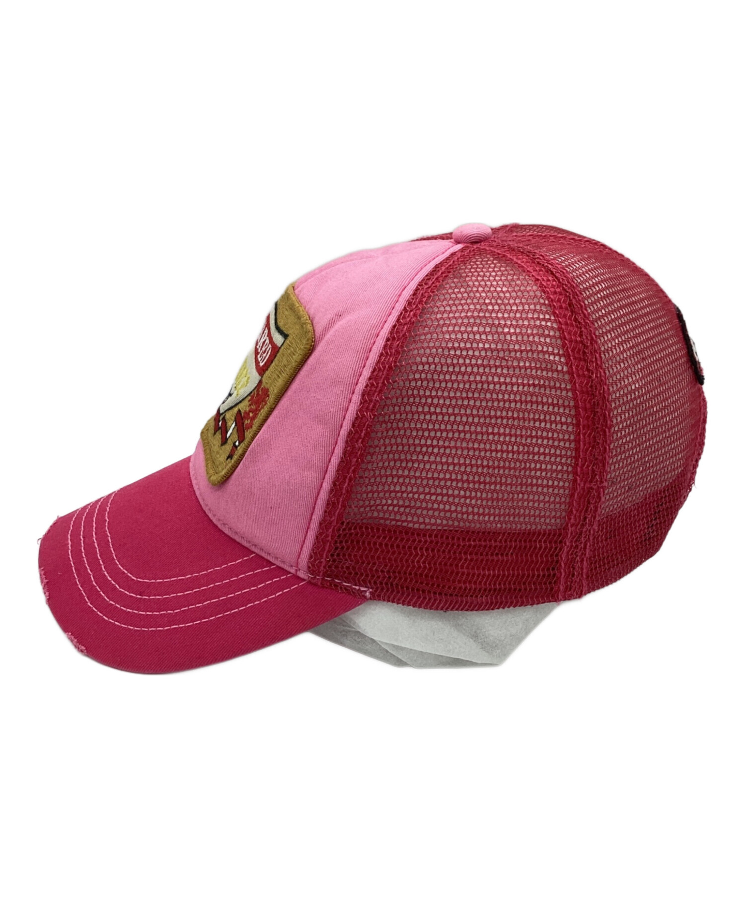 DSQUARED2 ディースクエアード2ピンクキャップ 新品未使用タグ付き 中古・古着通販】DSQUARED2 (ディースクエアード) キャップ / 90s