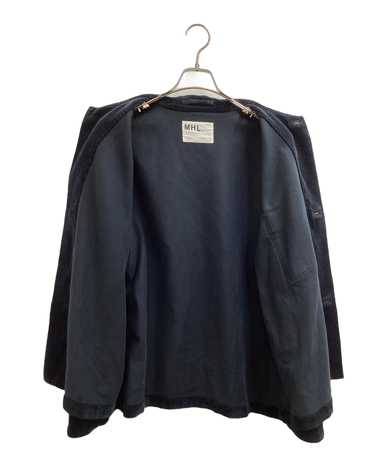 【美品】MHL. 595-4225509 黒ジャケット サイズⅡ 中古・古着通販】MHL (マーガレットハウエル) HEAVY CORDUROY JACKET