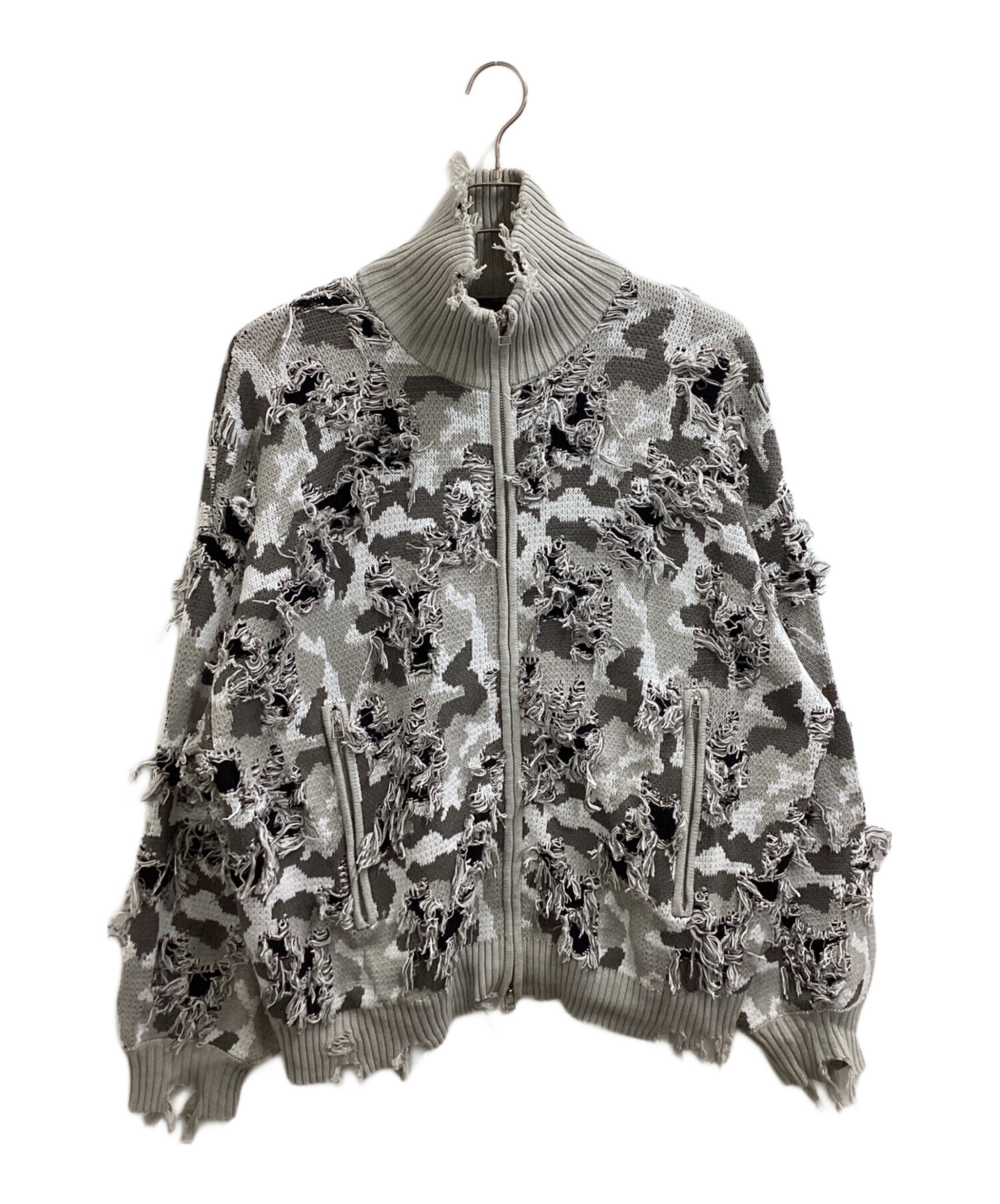 中古・古着通販】Danke schon (ダンケ シェーン) CAMO KNIT DRIVERS