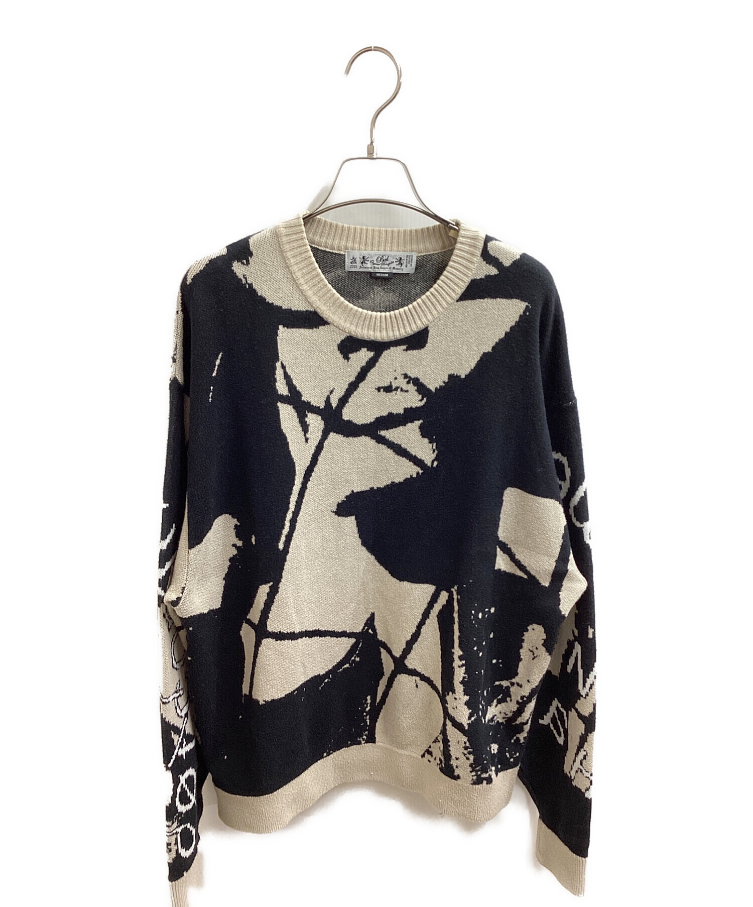 中古・古着通販】BAL (バル) JACQUARD COTTON CREWNECK SWEATER 