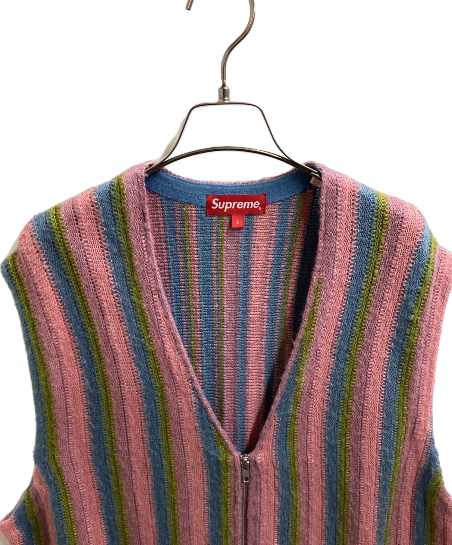 中古・古着通販】Supreme (シュプリーム) stripe sweater vest