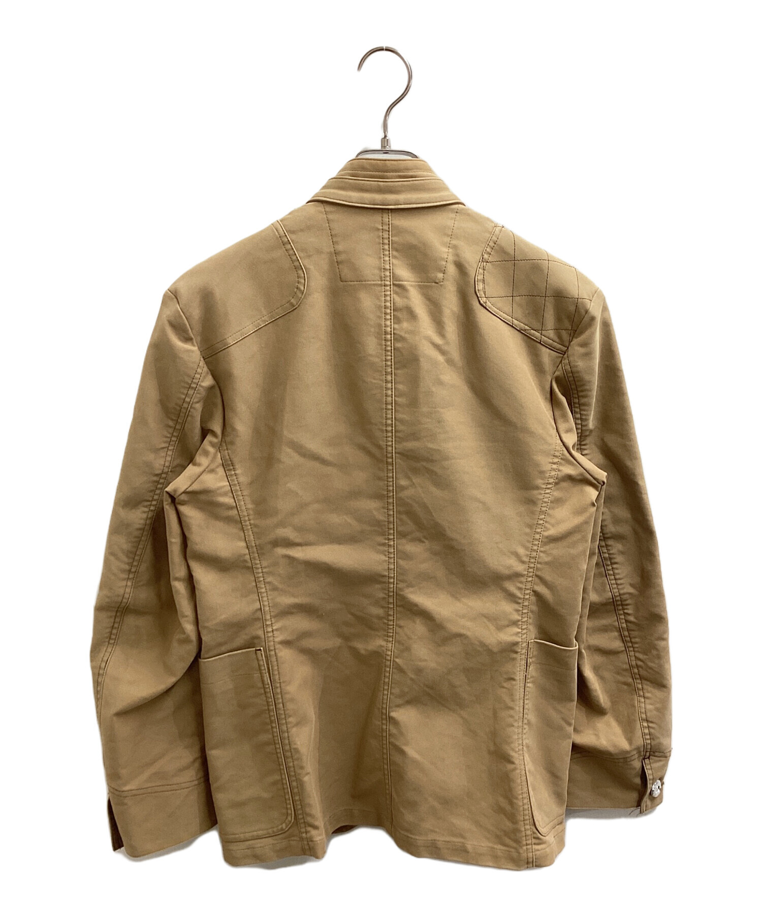 中古・古着通販】SOUND MAN (サウンドマン) ワークジャケット ベージュ 中古・古着通販】SOUND MAN (サウンドマン) ワークジャケット ベージュ