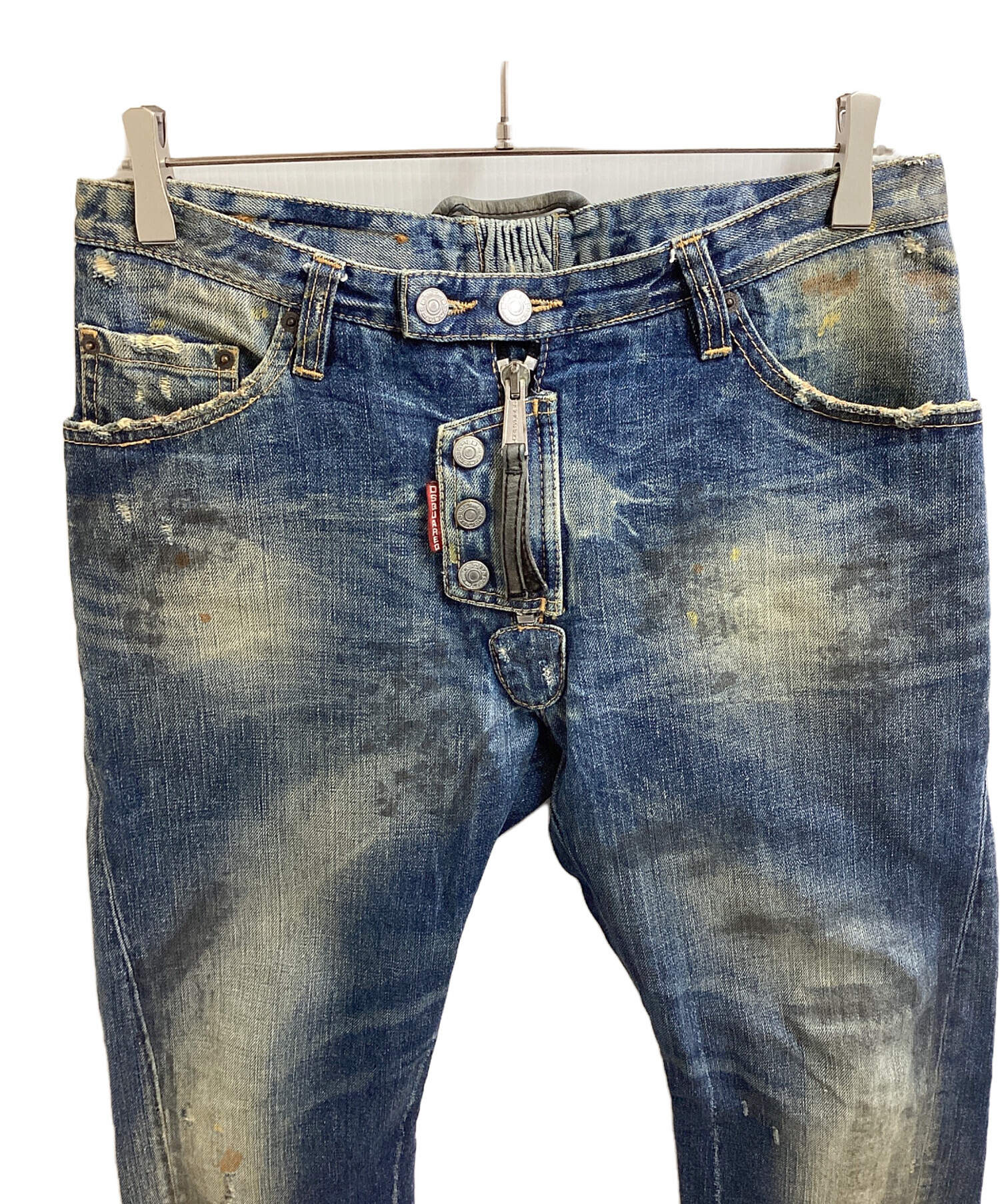 中古・古着通販】DSQUARED2 (ディースクエアード) ダメージ加工デニム