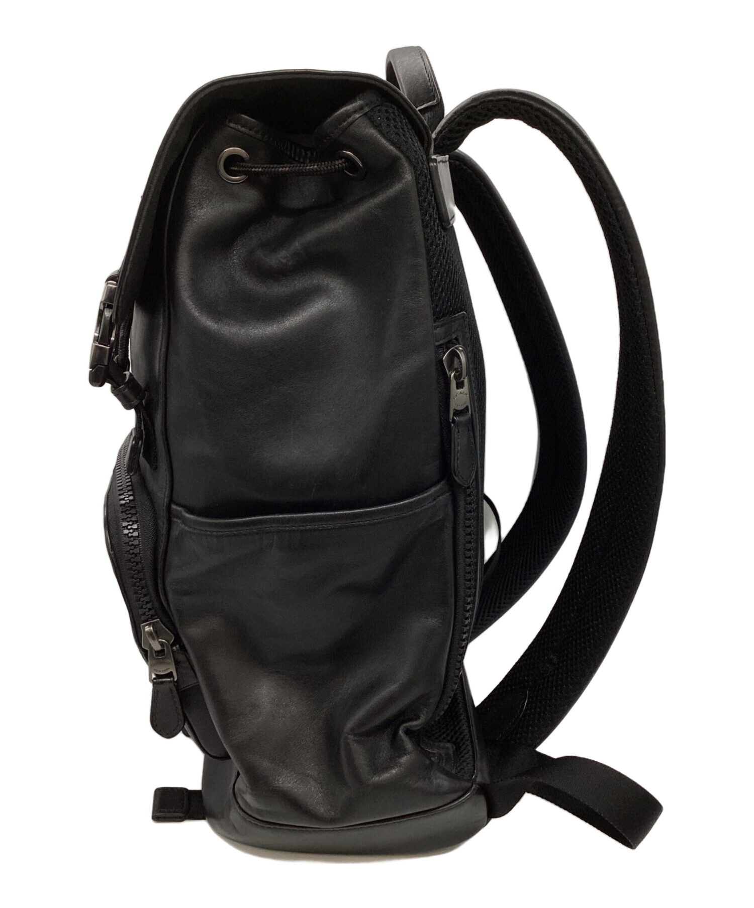 中古・古着通販】COACH (コーチ) レザートラック バックパック / C2710
