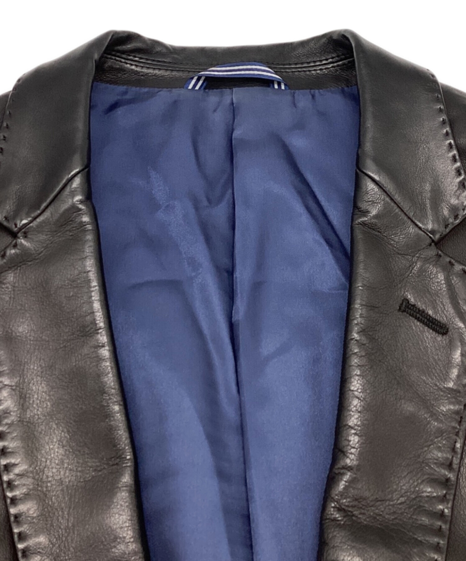 中古・古着通販LANVIN (ランバン) ラムテーラードジャケット ⁄ LB-BJ