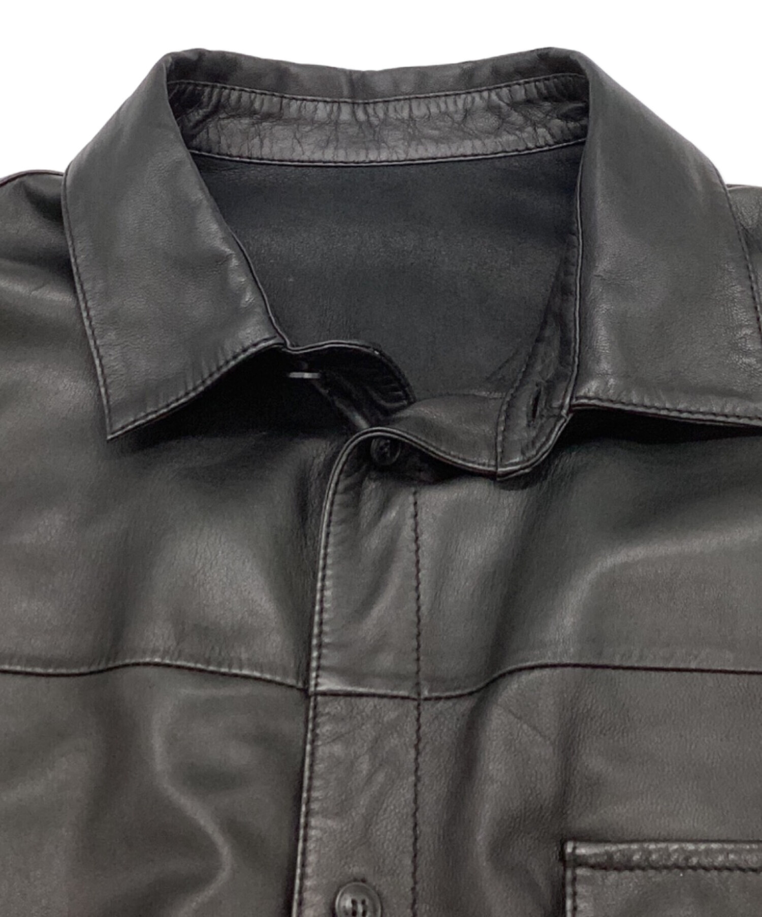 中古・古着通販】EMPORIO ARMANI (エンポリオ アルマーニ) ラムレザー