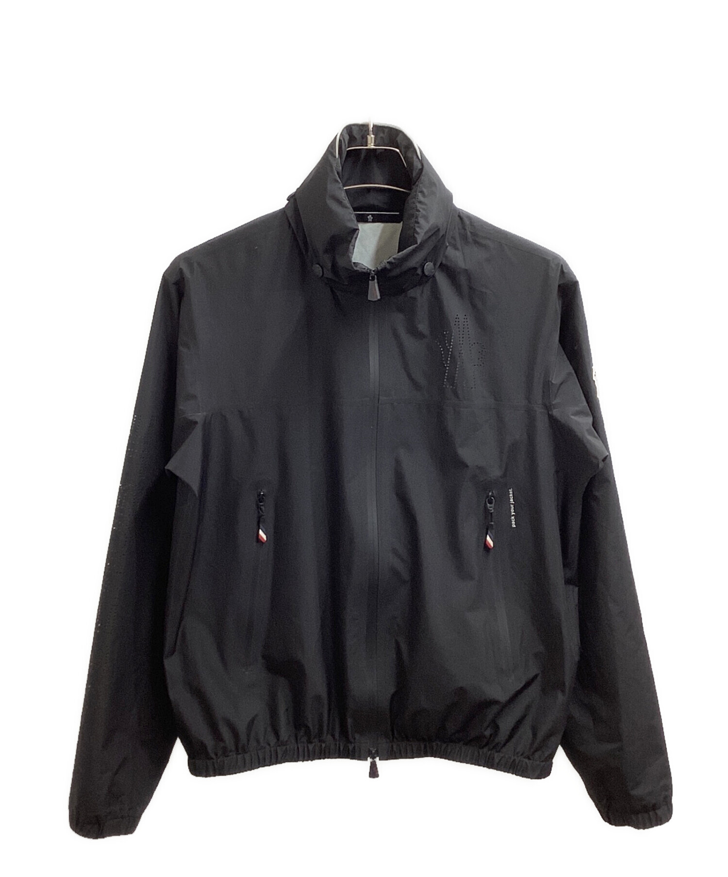 【20SS/パッカブル】モンクレール GROSEILLE ジャンパー 黒 0 中古・古着通販】MONCLER GRENOBLE (モンクレール グルノーブル