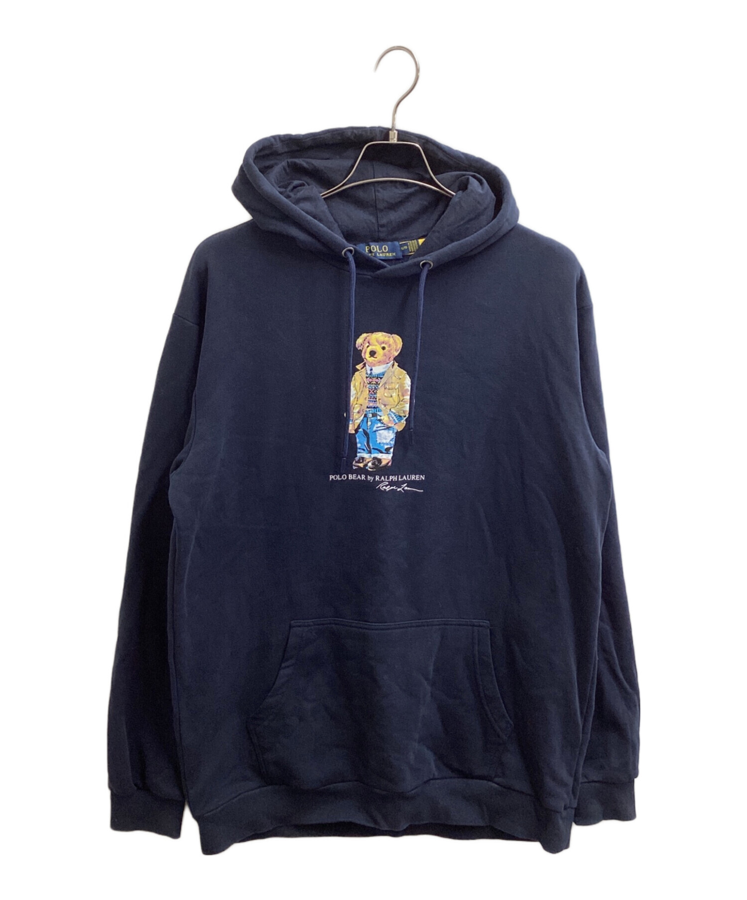 【古着】【美品】ポロラルフローレン ネイビーパーカー 中古・古着通販】POLO RALPH LAUREN (ポロ・ラルフローレン) プル