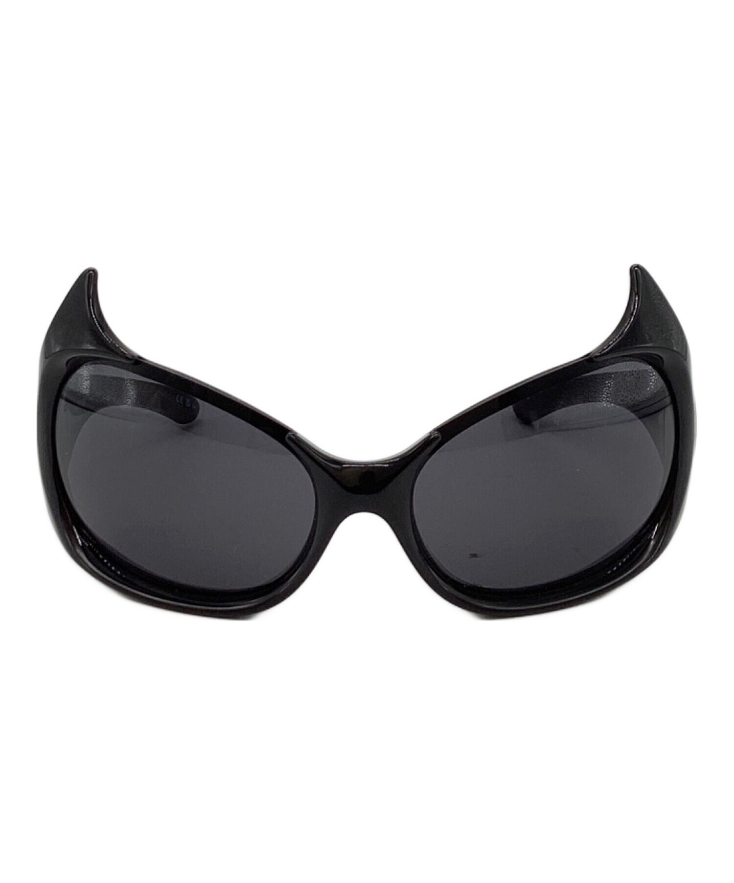 BALENCIAGA ブラック キャットアイ サングラス 中古・古着通販】BALENCIAGA (バレンシアガ) キャットアイサングラス