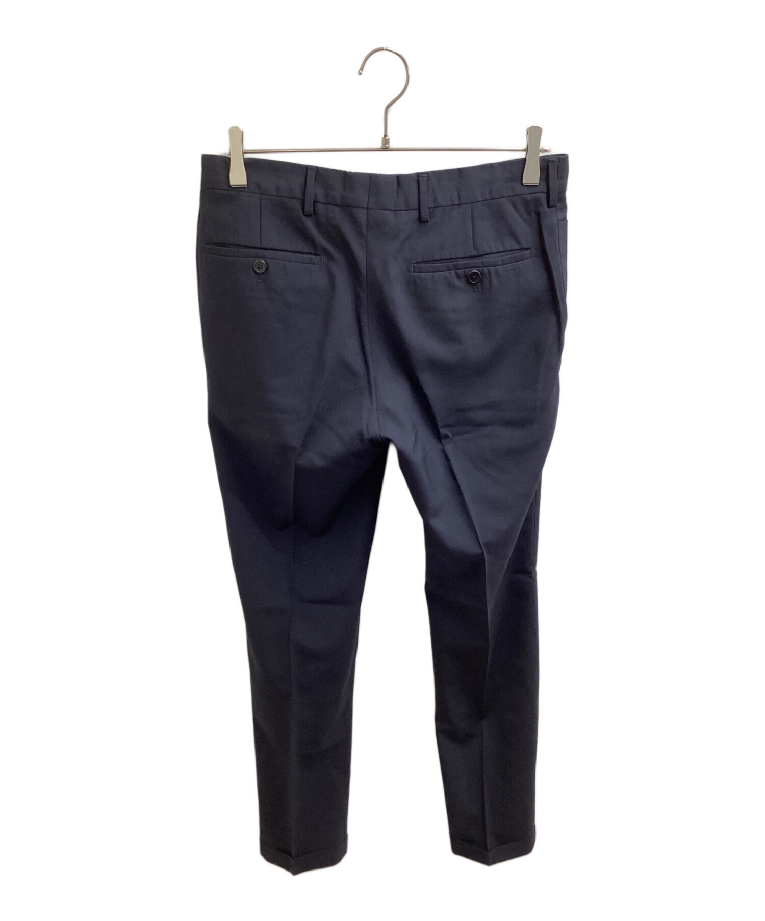 中古・古着通販】PRADA (プラダ) スラックス ネイビー サイズ:46