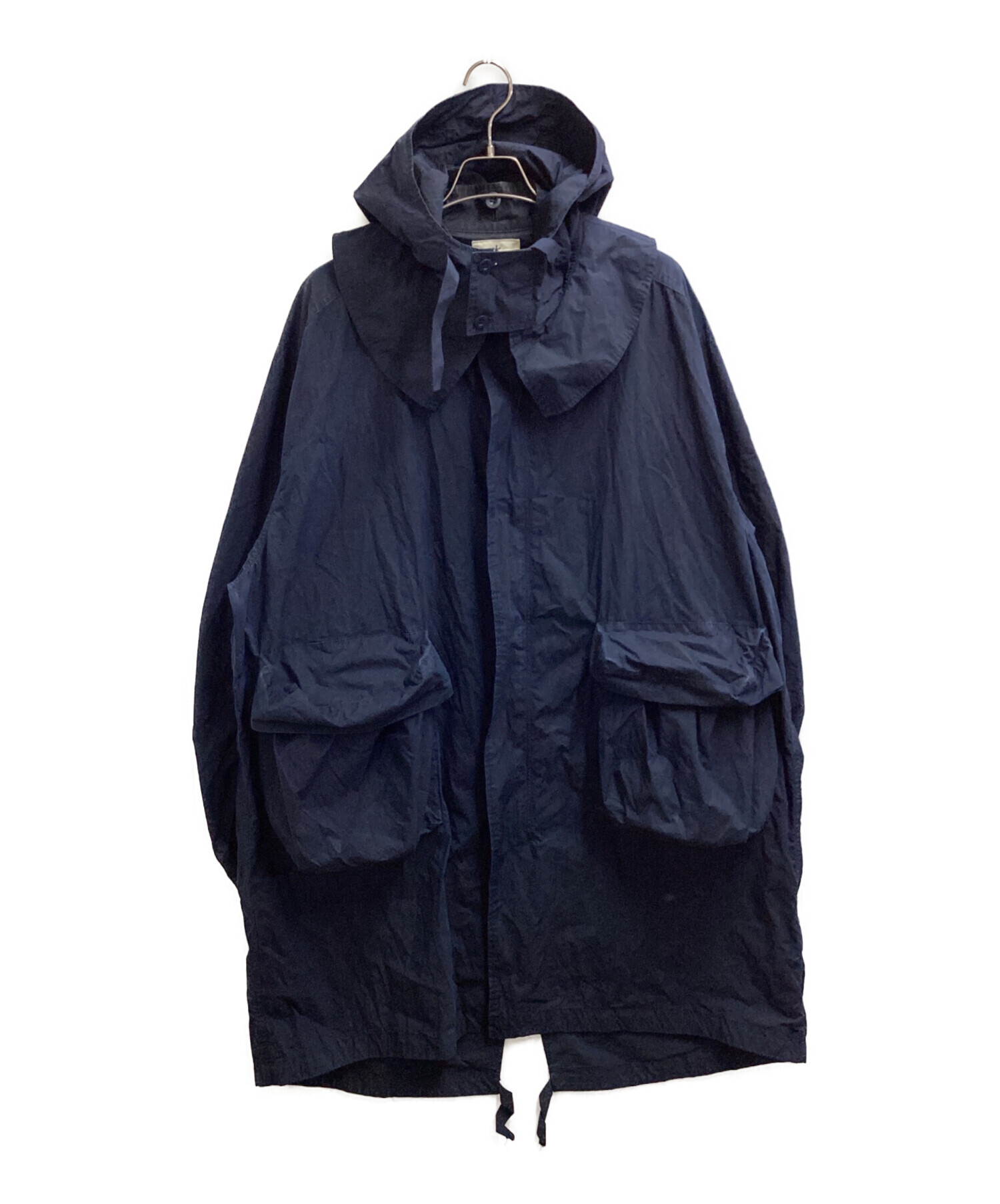 スノーピーク　インディゴ　日本製　peak プルオーバー モッズコート 中古・古着通販】snow peak (スノーピーク) Indigo C/N Coat ネイビー