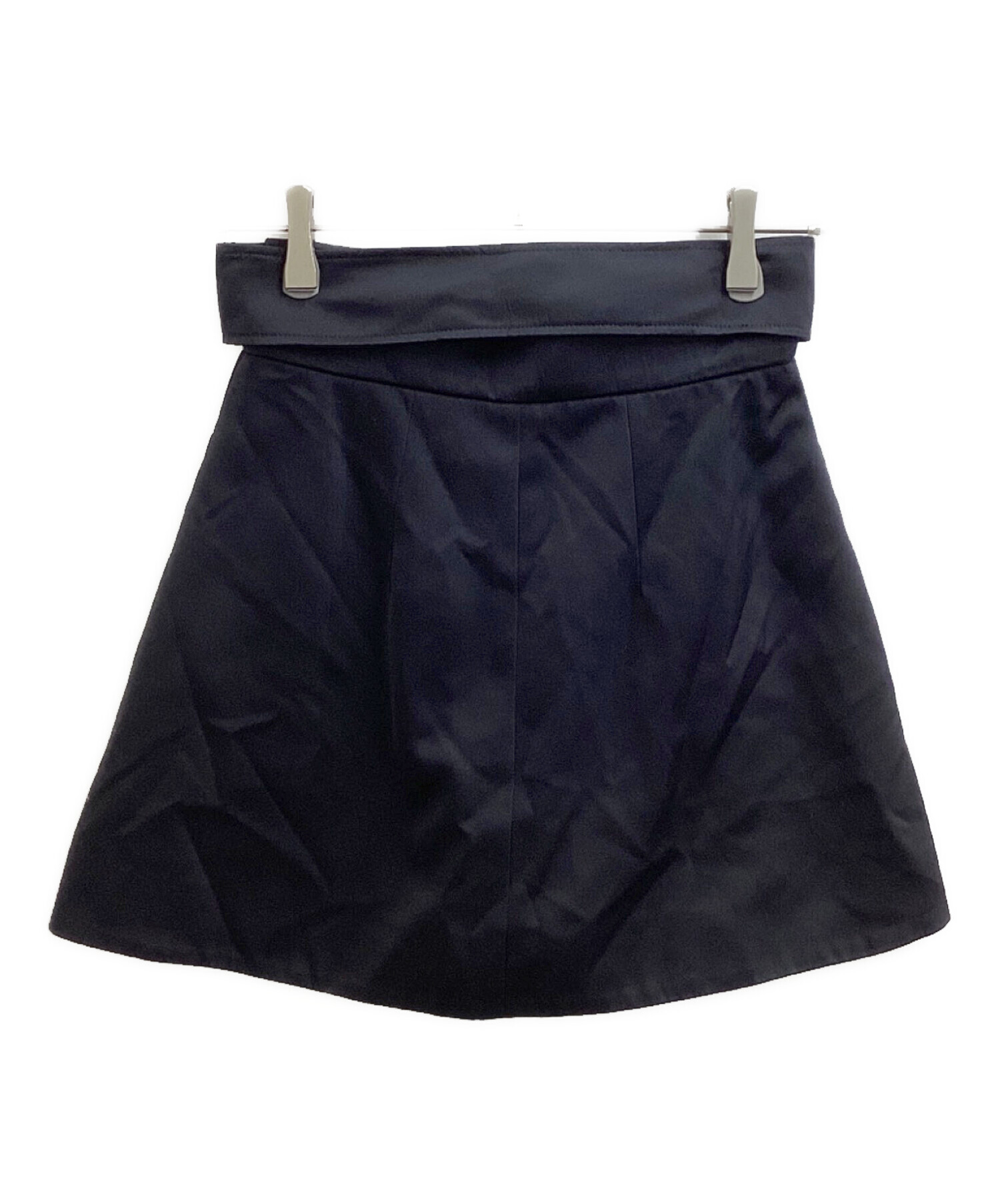中古・古着通販】Patou (パトゥ) リサイクルサテンジップアップミニ 
