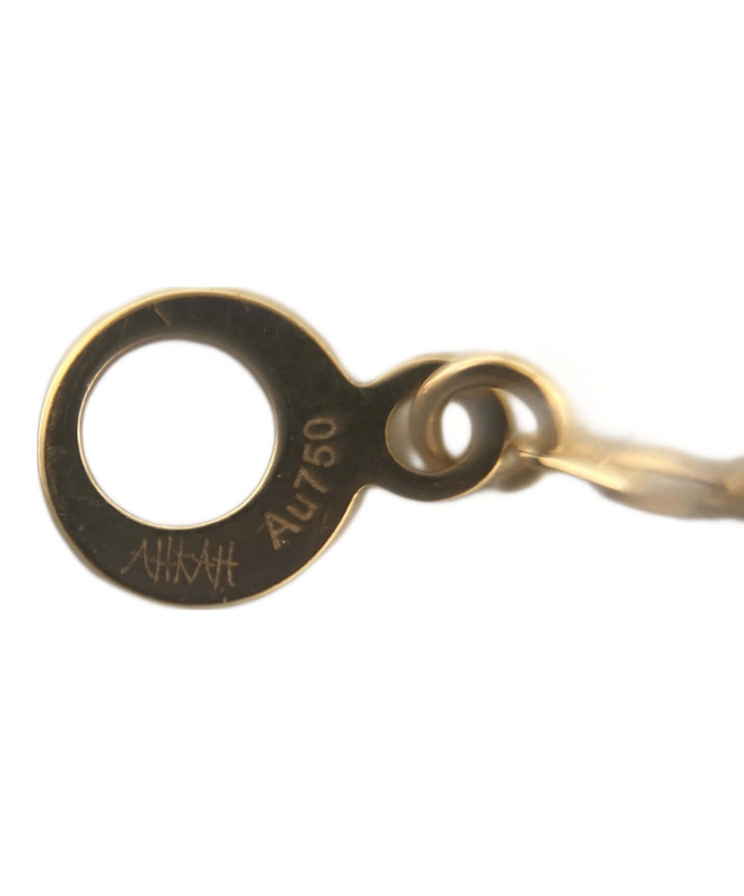 中古・古着通販】AHKAH (アーカー) ダイヤブレスレット ゴールド 