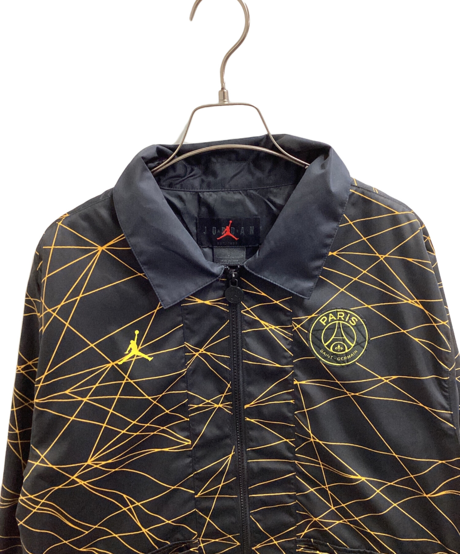 中古・古着通販】JORDAN (ジョーダン) ナイロンジャケット ブラック 