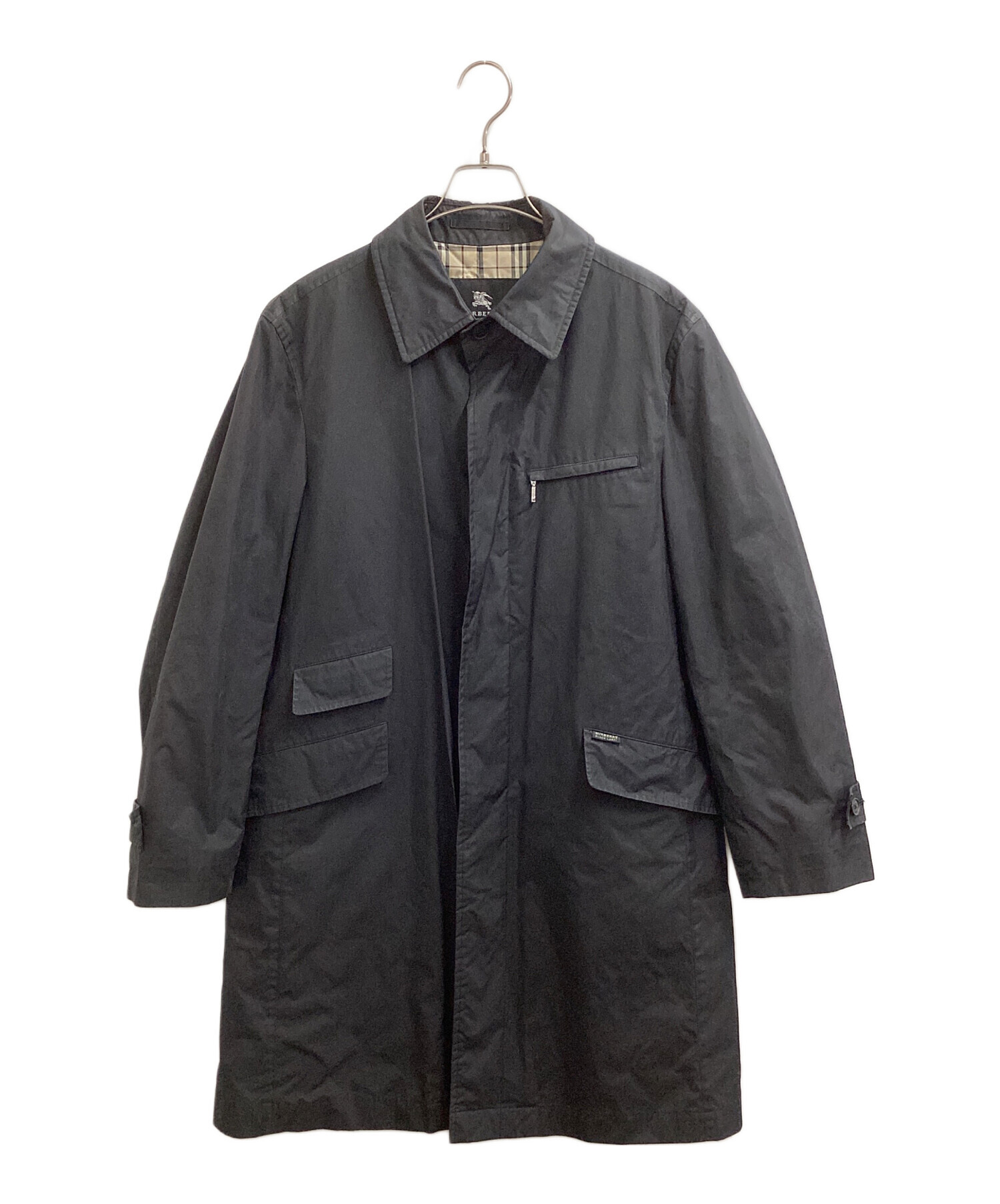 Burberry black label コート Mサイズ 中古・古着通販】BURBERRY BLACK LABEL (バーバリーブラックレーベル