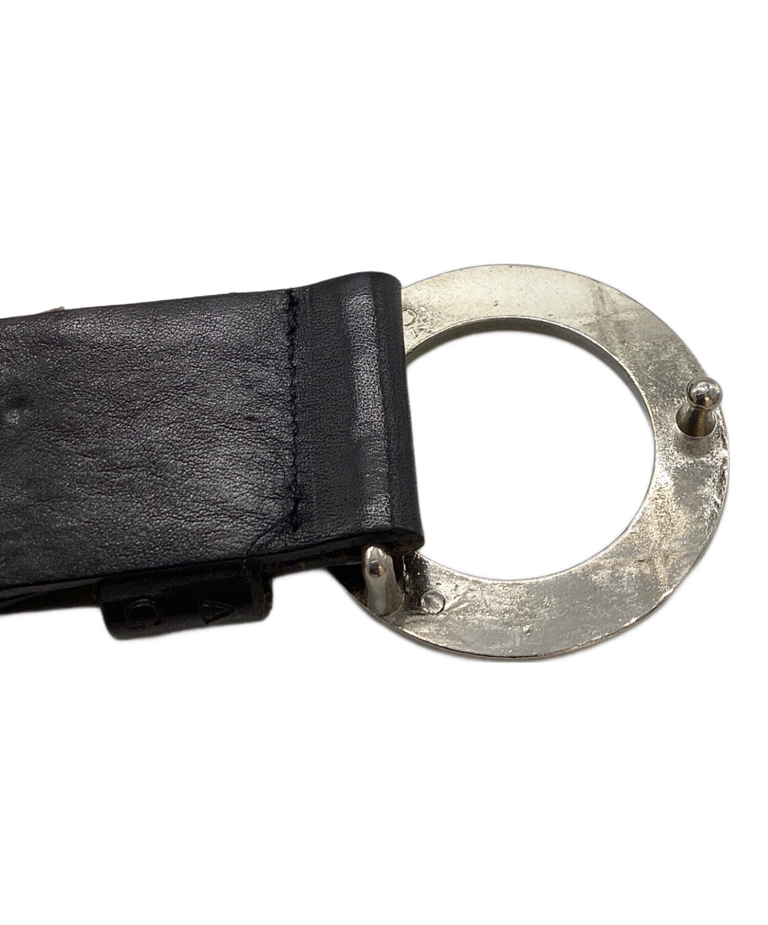値下げ　ブルガリ　ベルト　黒　中古　希少　BVLGARI レア BVLGARI(ブルガリ) / BVLGARI ブルガリ ベルト/BLK/メンズ/46/115