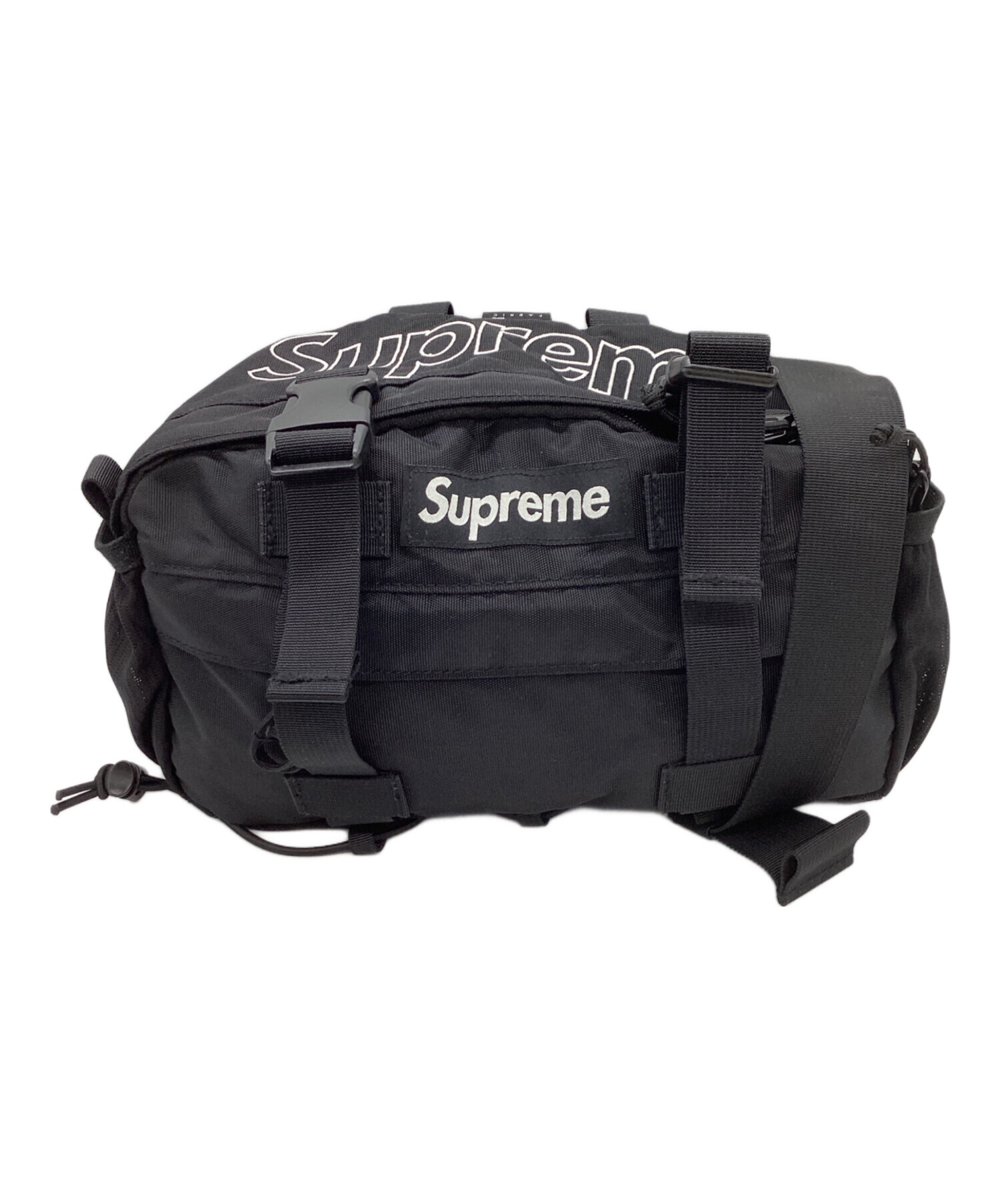 ✨新品未使用✨Supreme シュプリーム 19FW Waist Bag Supreme シュプリーム 19FW Waist Bagウエストバッグ ブラック ※中古