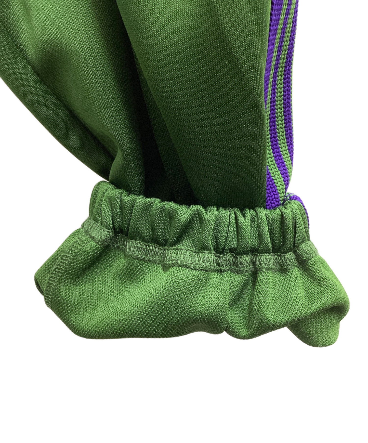 Needles グリーン 中古・古着通販】Needles (ニードルズ) ZIPPED TRACK PANT / NS249