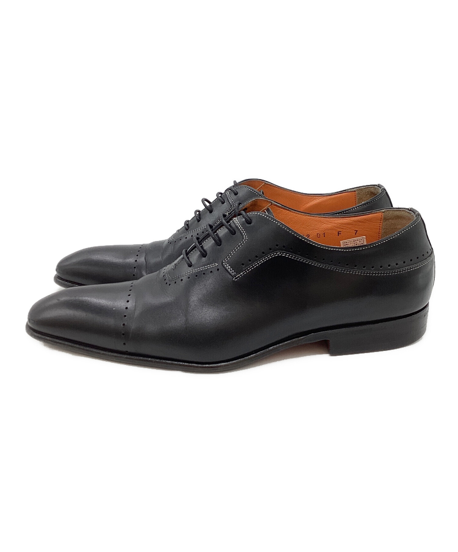 中古・古着通販】Santoni (サントーニ) レザーシューズ ブラック