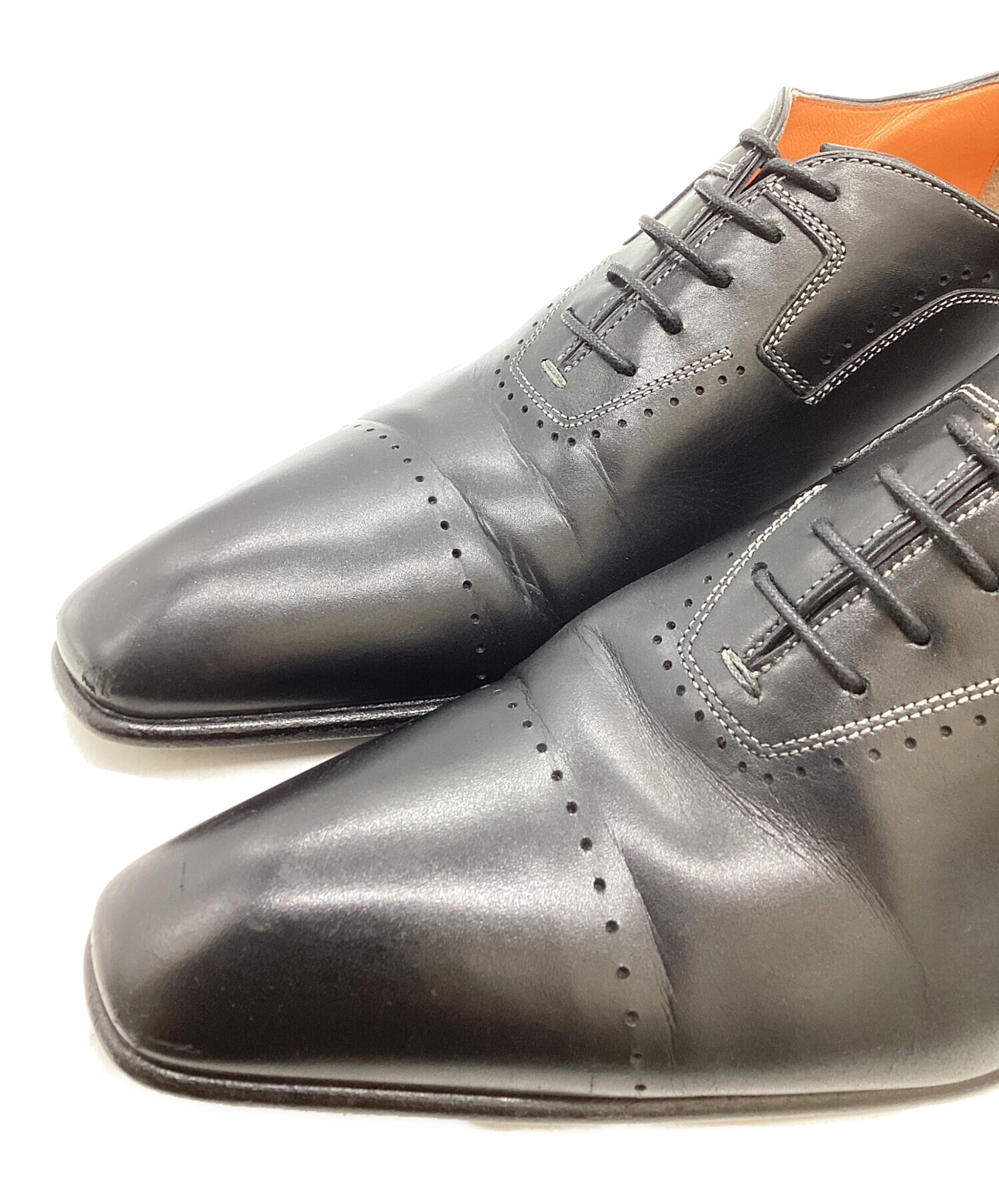 中古・古着通販】Santoni (サントーニ) レザーシューズ ブラック