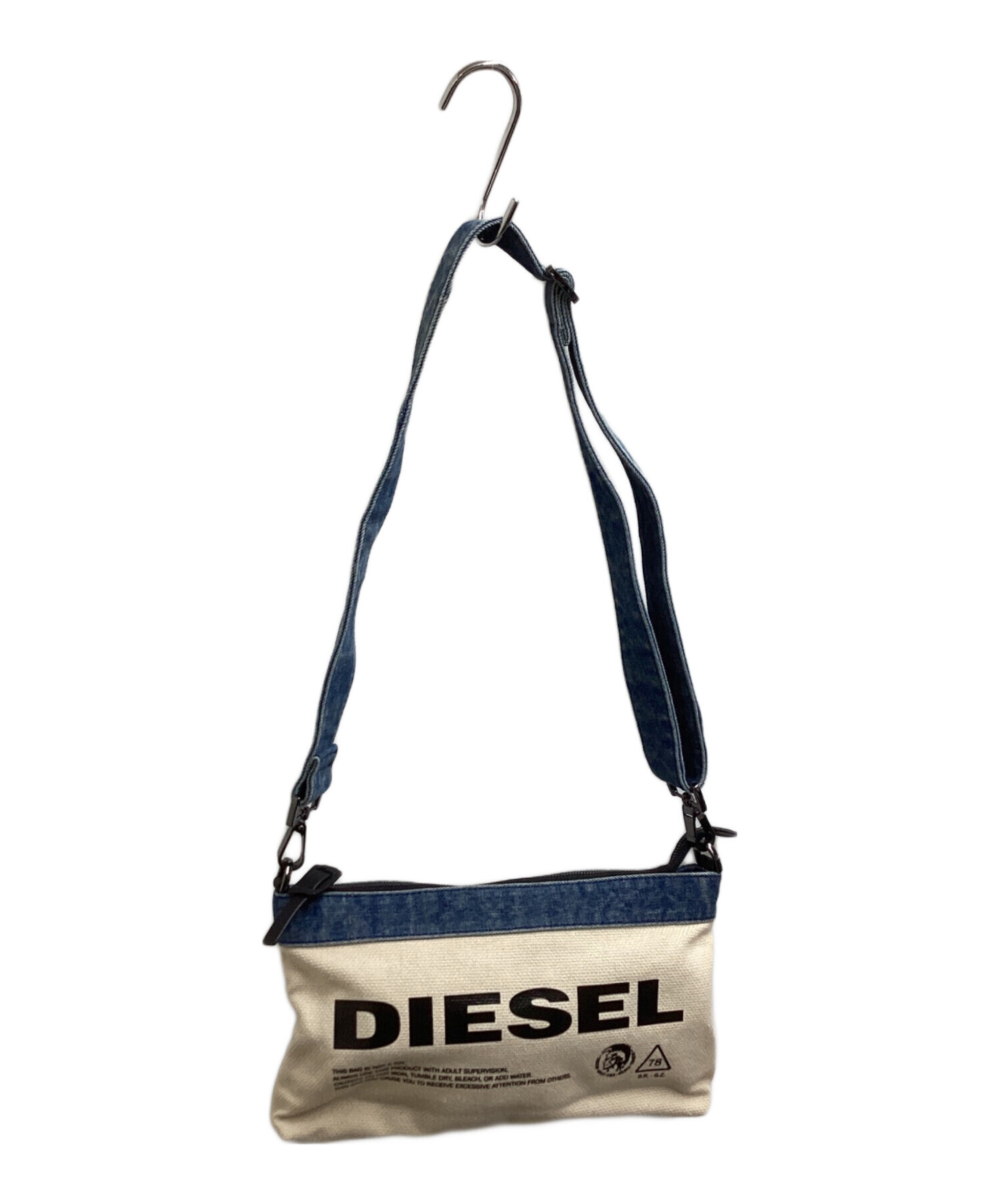 中古・古着通販】DIESEL (ディーゼル) キャンバス×デニム切替