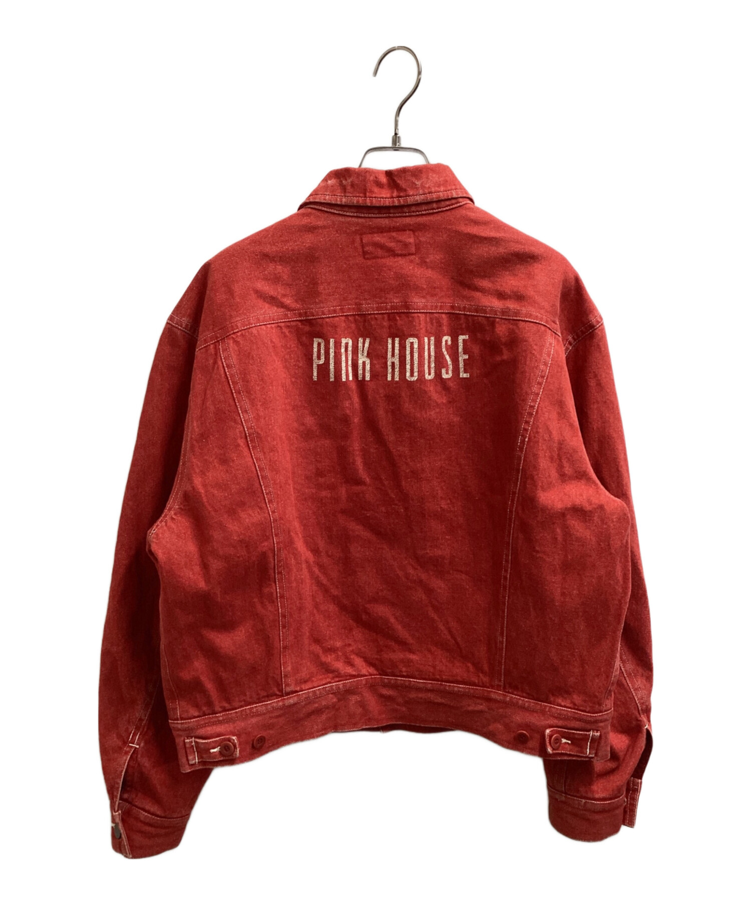 ピンクハウスロゴデニムジャケット 中古・古着通販】PINK HOUSE 
