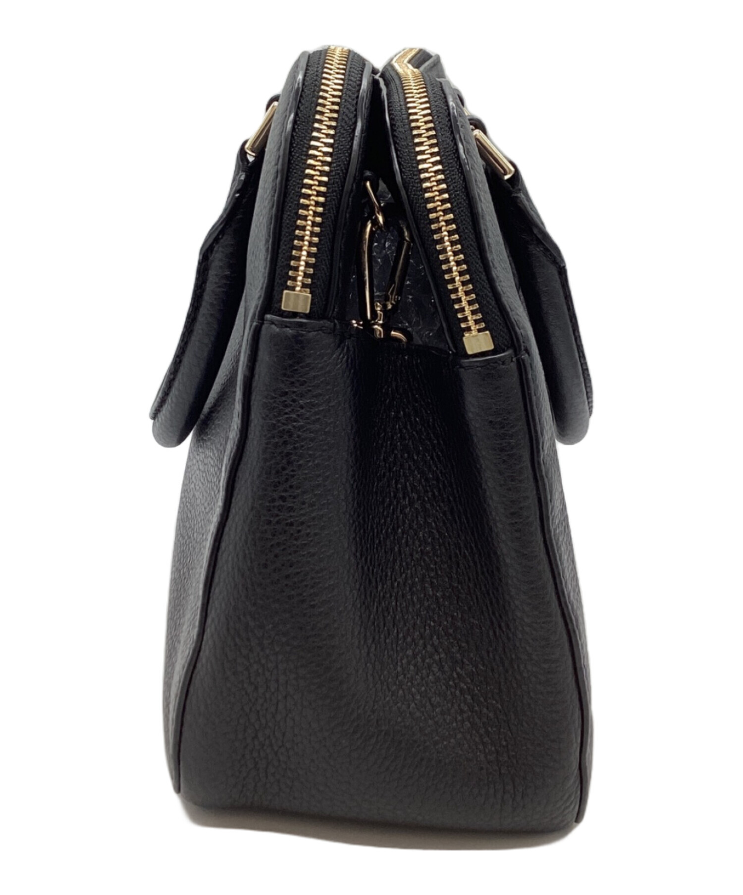 本物 トリーバーチ レザートート ブラック ヨコ約40cm USED TORY BURCH 札幌市東区 新道東店 本物 トリーバーチ レザートート ブラック ヨコ約40cm USED TORY BURCH