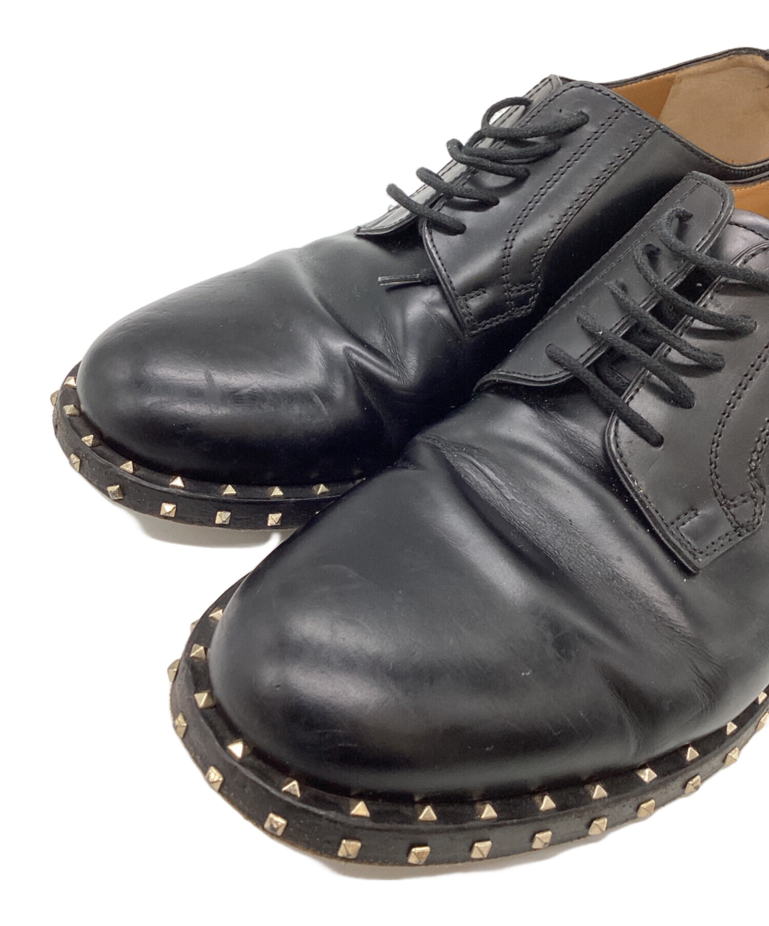 中古・古着通販】VALENTINO (ヴァレンティノ) スタッズレザーシューズ